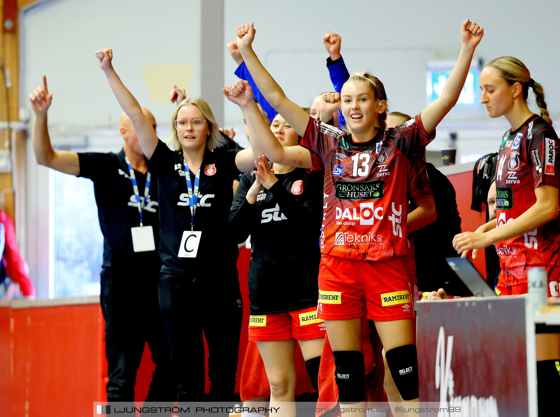 ATG Svenska Cupen 1/8-final 2 Skövde HF-OV Helsingborg HK 34-19,dam,Skövde Idrottshall,Skövde,Sverige,Handboll,,2023,319021