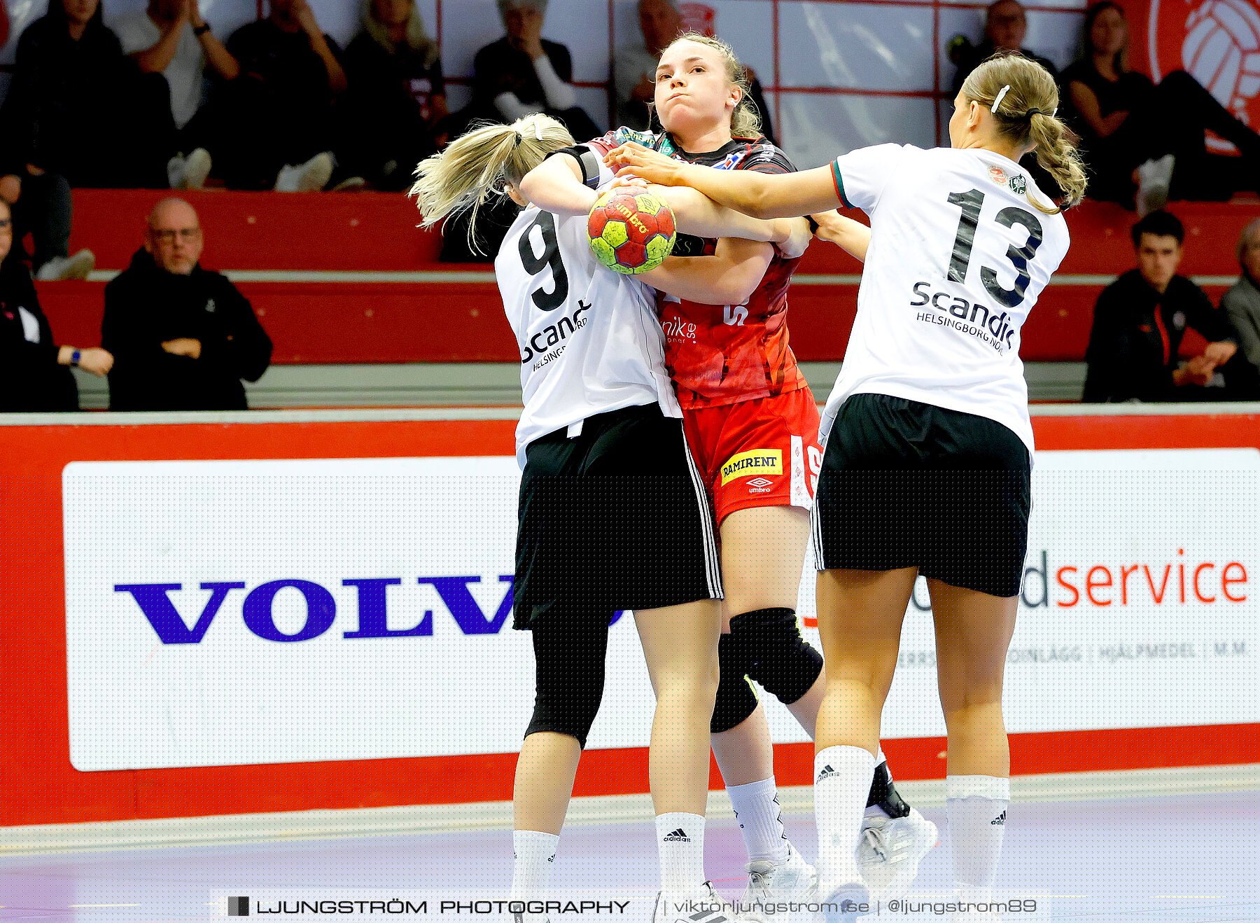 ATG Svenska Cupen 1/8-final 2 Skövde HF-OV Helsingborg HK 34-19,dam,Skövde Idrottshall,Skövde,Sverige,Handboll,,2023,319035