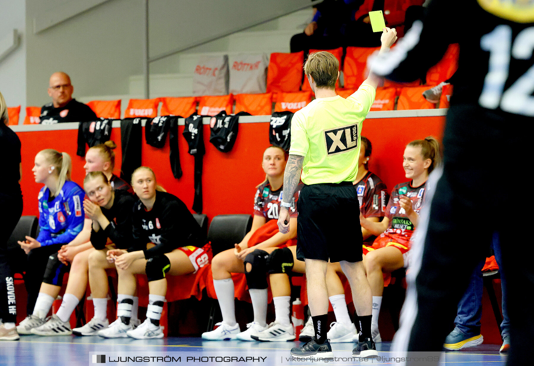 ATG Svenska Cupen 1/8-final 2 Skövde HF-OV Helsingborg HK 34-19,dam,Skövde Idrottshall,Skövde,Sverige,Handboll,,2023,319052