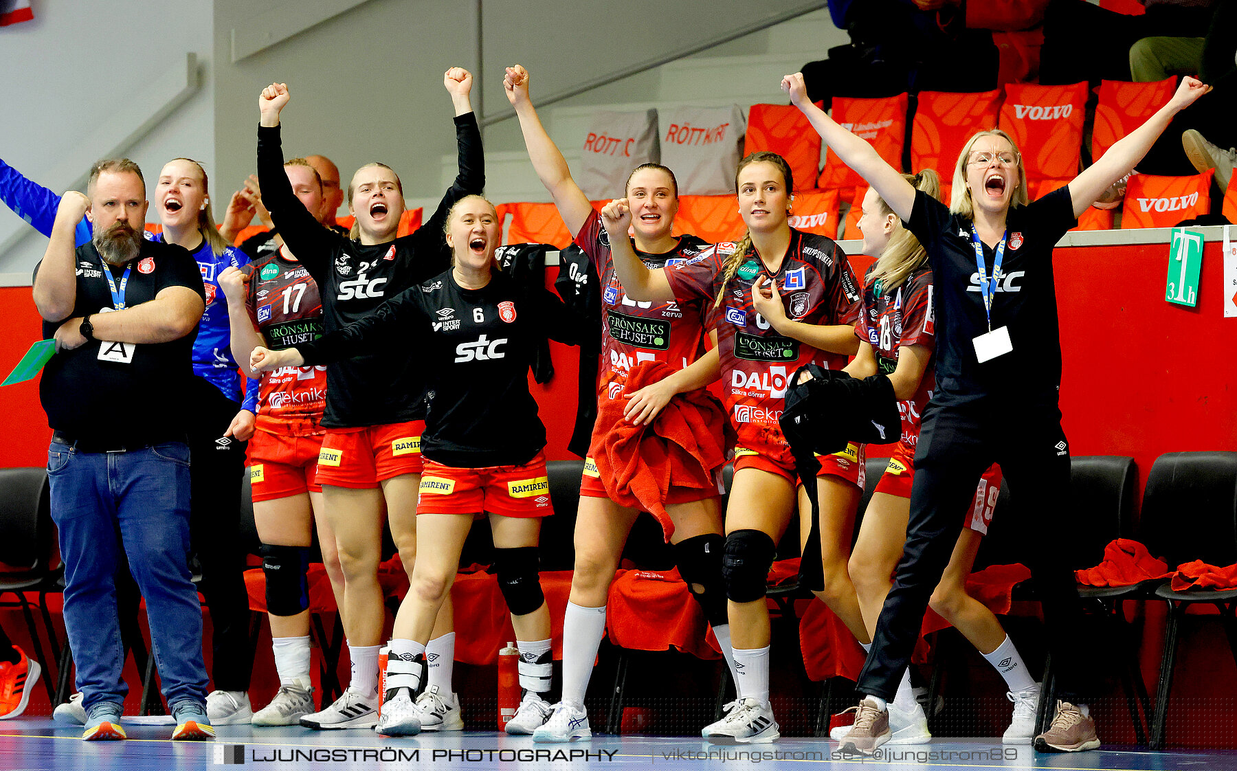 ATG Svenska Cupen 1/8-final 2 Skövde HF-OV Helsingborg HK 34-19,dam,Skövde Idrottshall,Skövde,Sverige,Handboll,,2023,319059