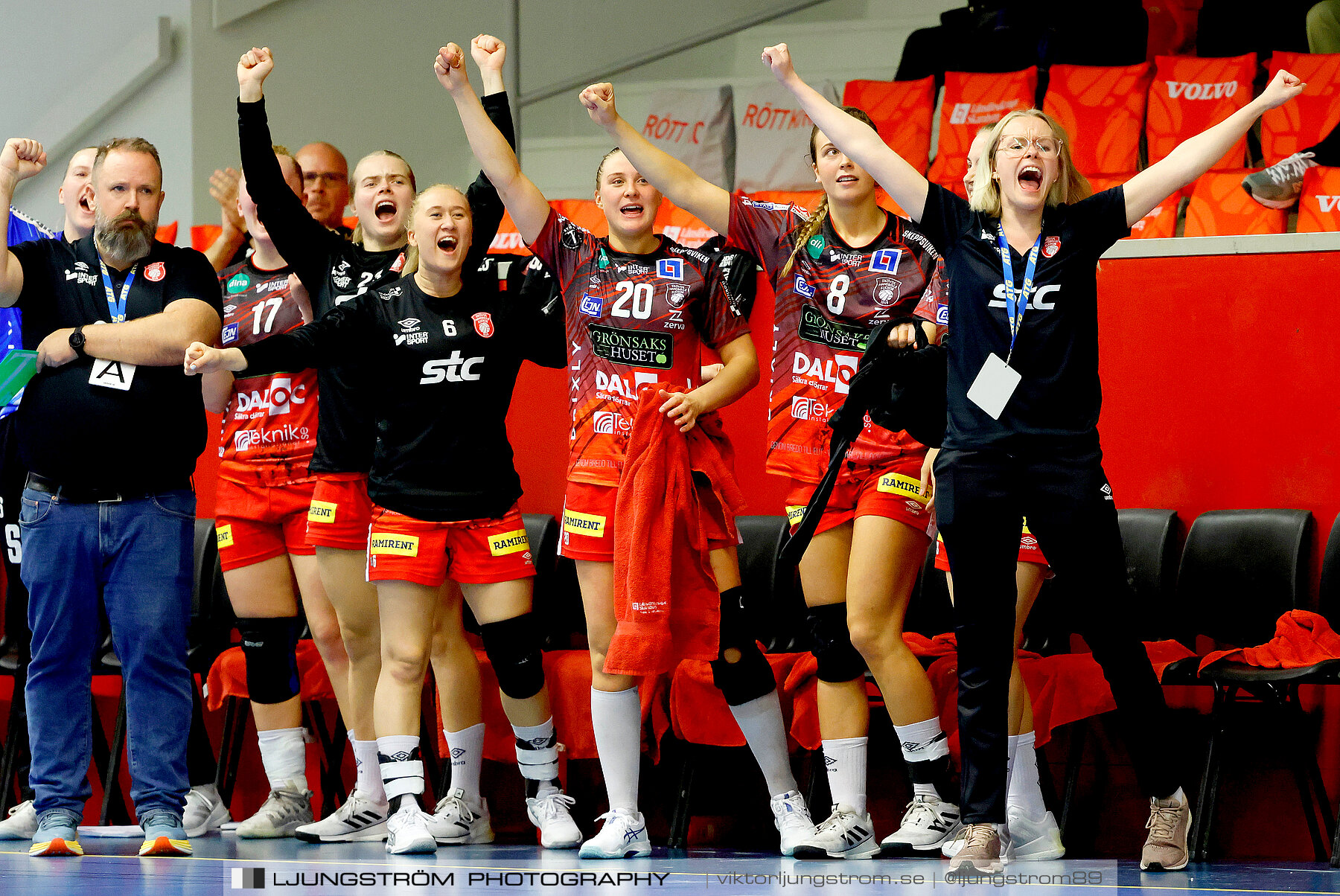 ATG Svenska Cupen 1/8-final 2 Skövde HF-OV Helsingborg HK 34-19,dam,Skövde Idrottshall,Skövde,Sverige,Handboll,,2023,319060