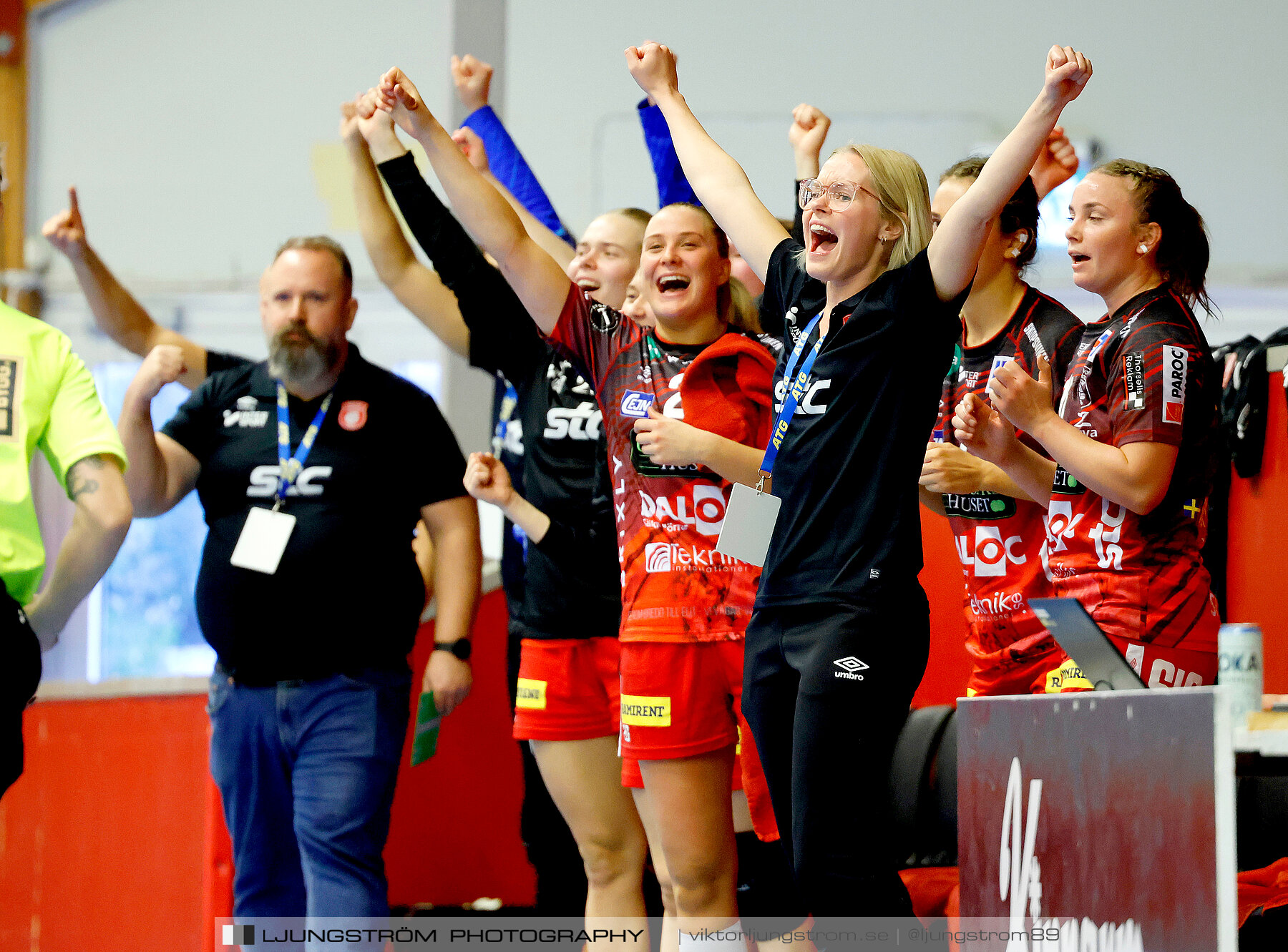 ATG Svenska Cupen 1/8-final 2 Skövde HF-OV Helsingborg HK 34-19,dam,Skövde Idrottshall,Skövde,Sverige,Handboll,,2023,319065