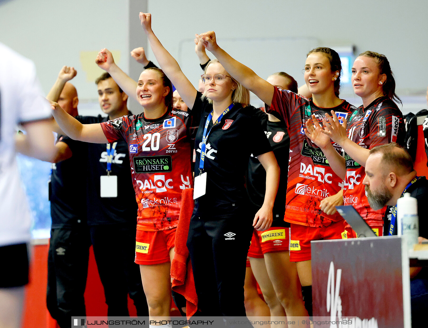 ATG Svenska Cupen 1/8-final 2 Skövde HF-OV Helsingborg HK 34-19,dam,Skövde Idrottshall,Skövde,Sverige,Handboll,,2023,319067