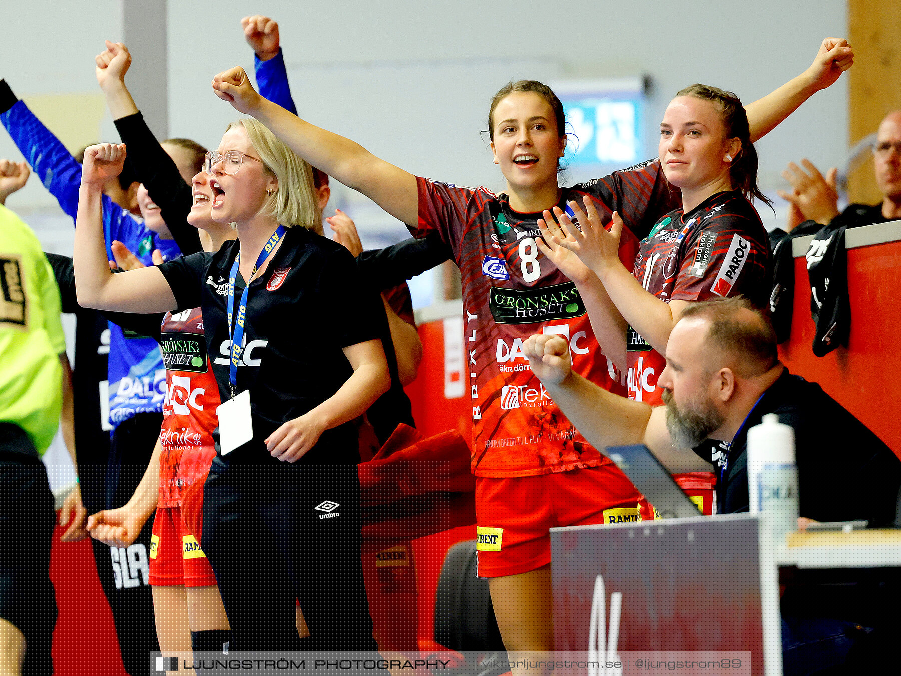 ATG Svenska Cupen 1/8-final 2 Skövde HF-OV Helsingborg HK 34-19,dam,Skövde Idrottshall,Skövde,Sverige,Handboll,,2023,319075