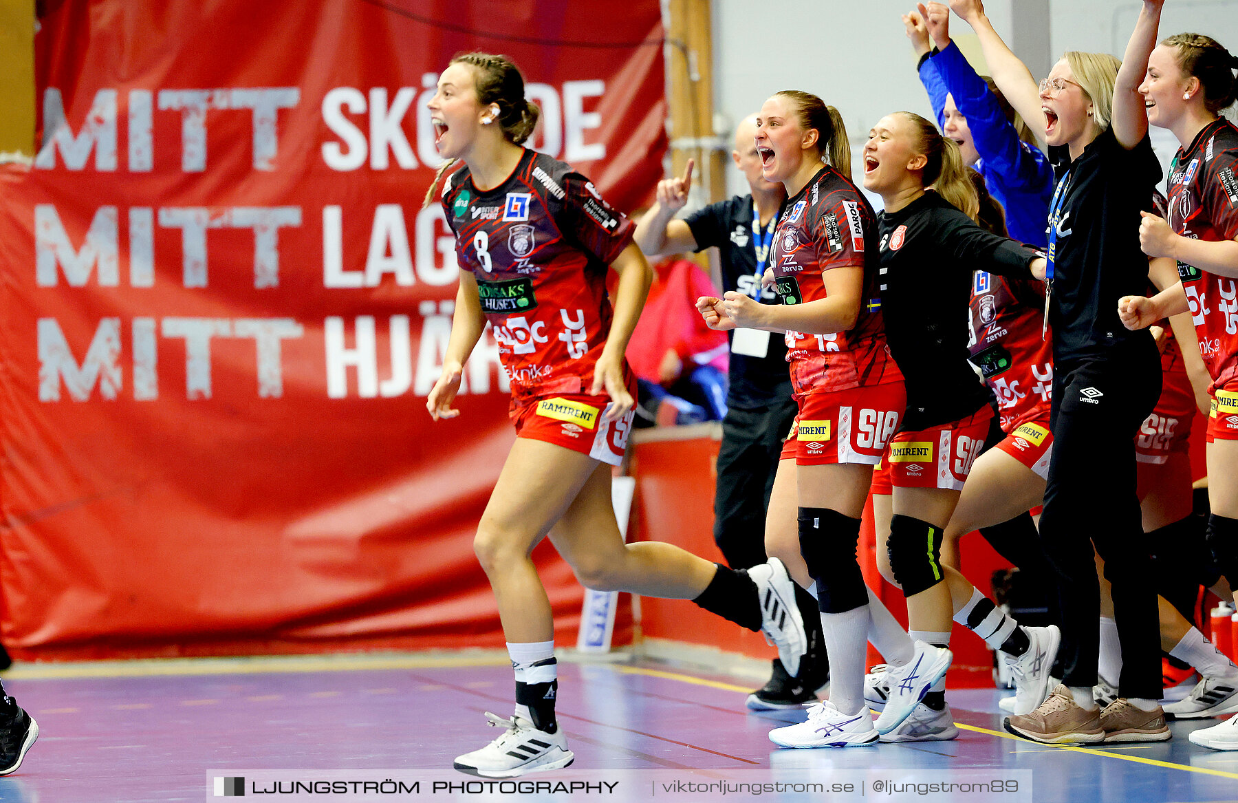 ATG Svenska Cupen 1/8-final 2 Skövde HF-OV Helsingborg HK 34-19,dam,Skövde Idrottshall,Skövde,Sverige,Handboll,,2023,319077