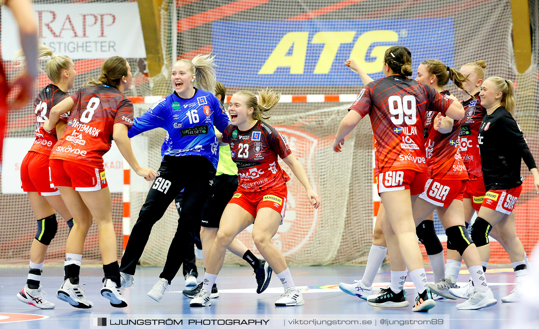 ATG Svenska Cupen 1/8-final 2 Skövde HF-OV Helsingborg HK 34-19,dam,Skövde Idrottshall,Skövde,Sverige,Handboll,,2023,319079