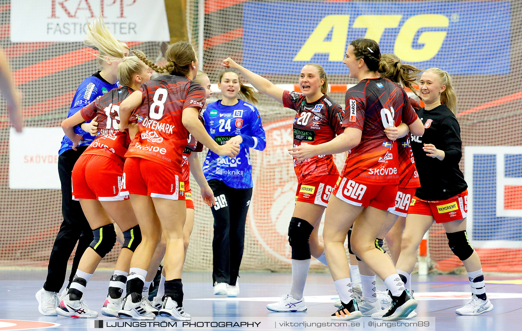 ATG Svenska Cupen 1/8-final 2 Skövde HF-OV Helsingborg HK 34-19,dam,Skövde Idrottshall,Skövde,Sverige,Handboll,,2023,319081