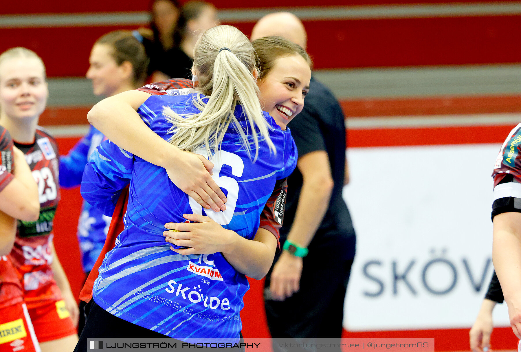 ATG Svenska Cupen 1/8-final 2 Skövde HF-OV Helsingborg HK 34-19,dam,Skövde Idrottshall,Skövde,Sverige,Handboll,,2023,319338