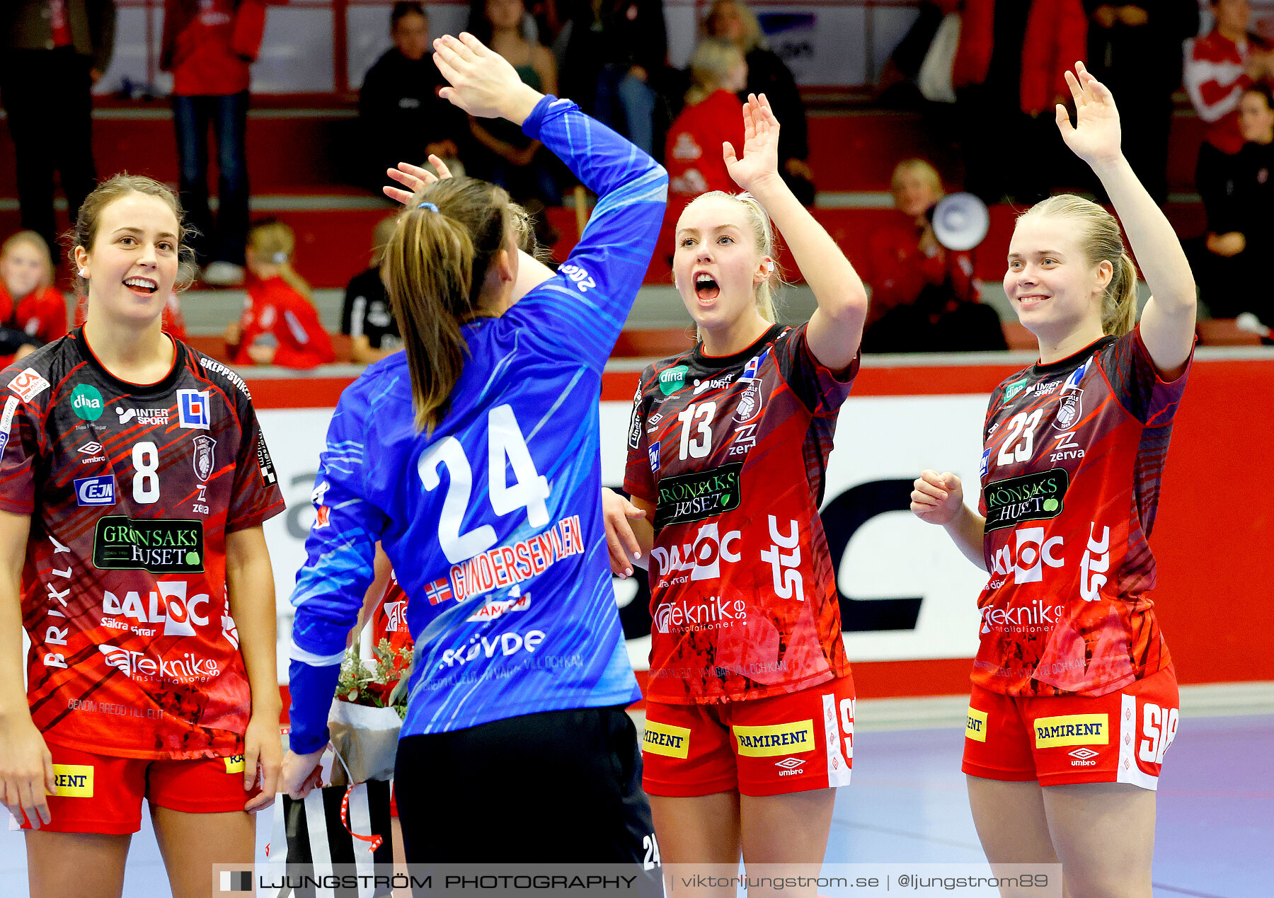 ATG Svenska Cupen 1/8-final 2 Skövde HF-OV Helsingborg HK 34-19,dam,Skövde Idrottshall,Skövde,Sverige,Handboll,,2023,319348