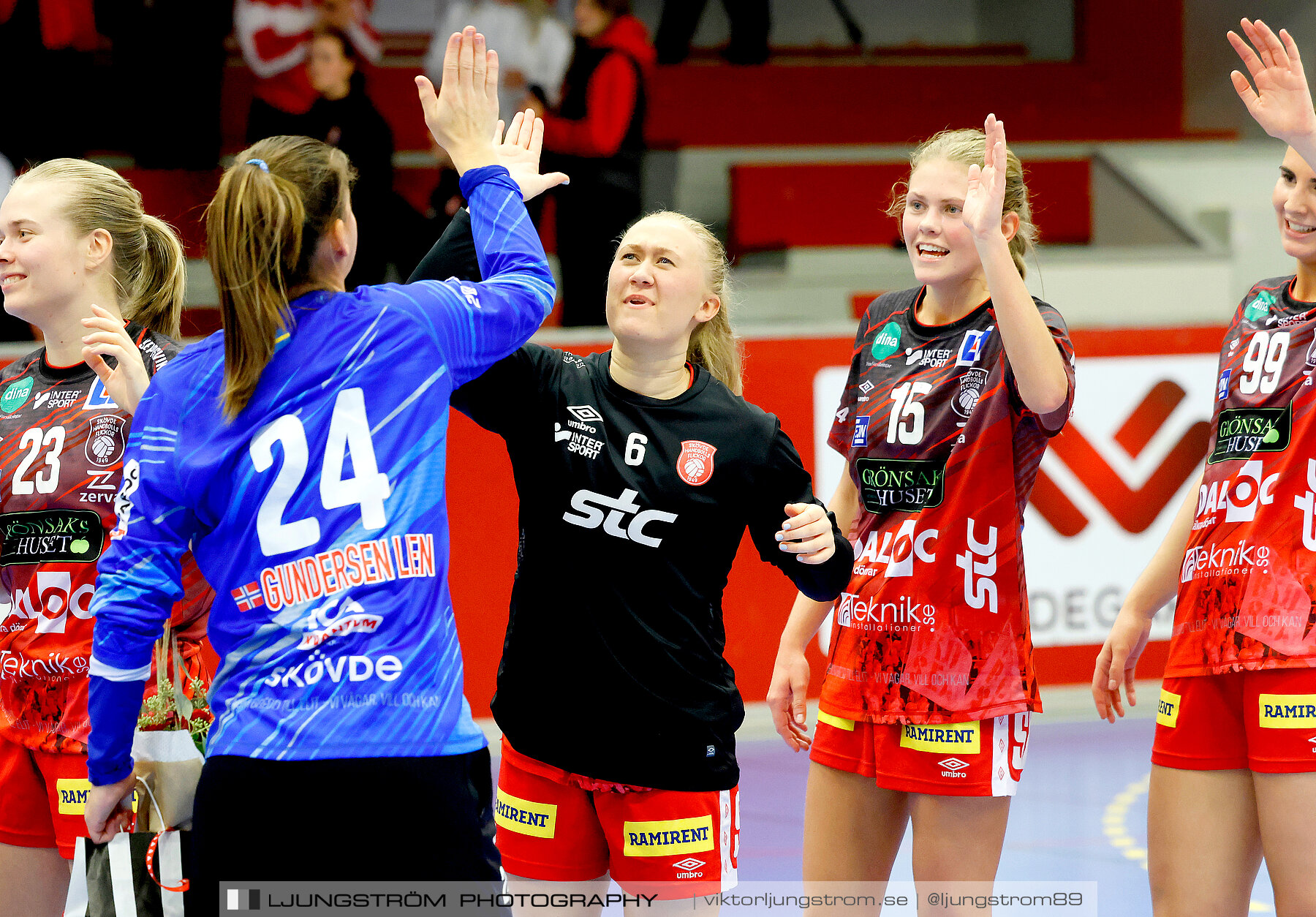 ATG Svenska Cupen 1/8-final 2 Skövde HF-OV Helsingborg HK 34-19,dam,Skövde Idrottshall,Skövde,Sverige,Handboll,,2023,319350