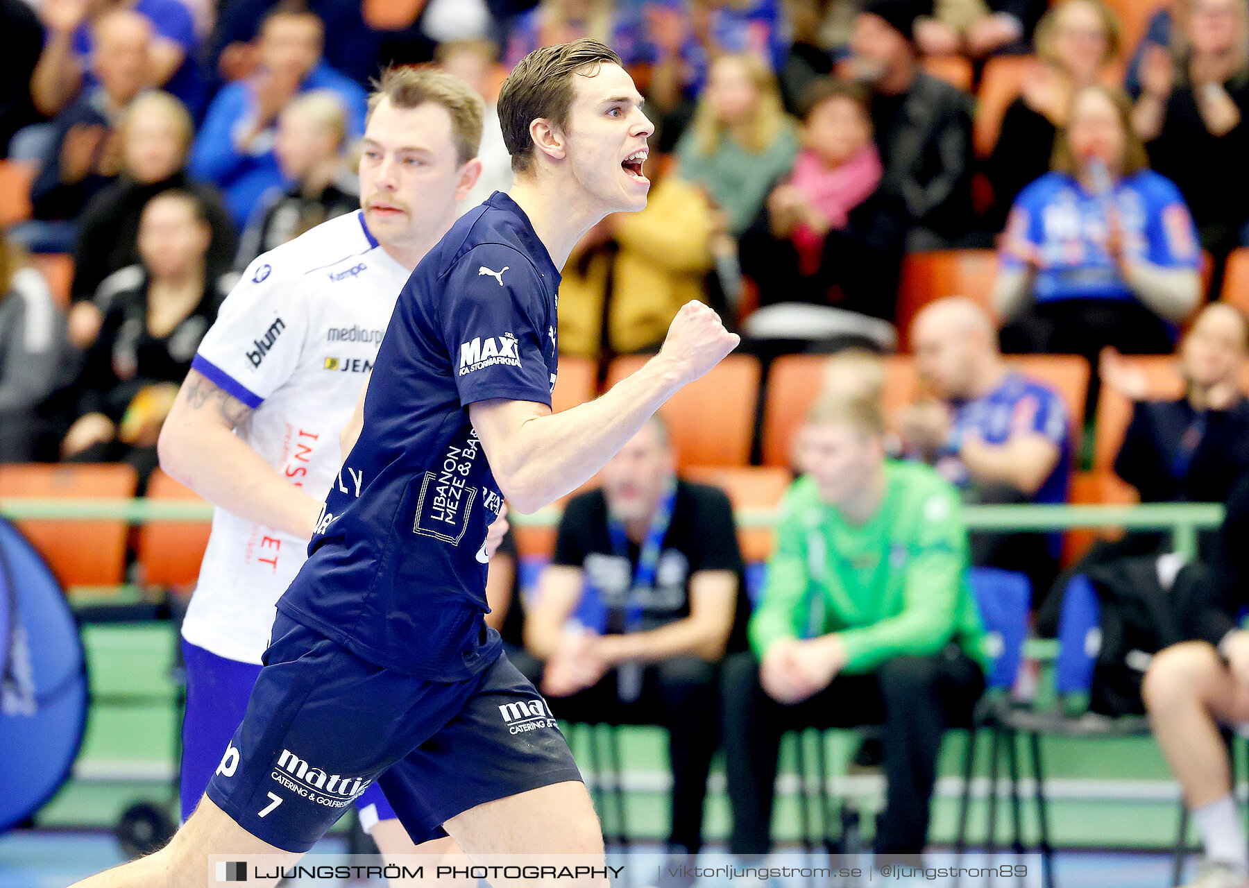 IFK Skövde HK-IF Hallby HK 34-28,herr,Arena Skövde,Skövde,Sverige,Handboll,,2023,321609