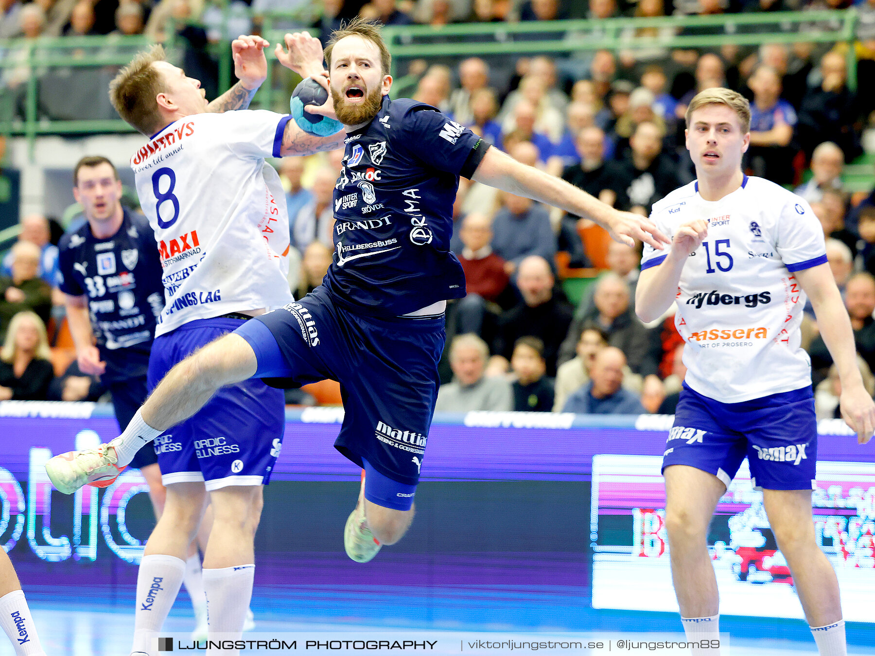 IFK Skövde HK-IF Hallby HK 34-28,herr,Arena Skövde,Skövde,Sverige,Handboll,,2023,321645