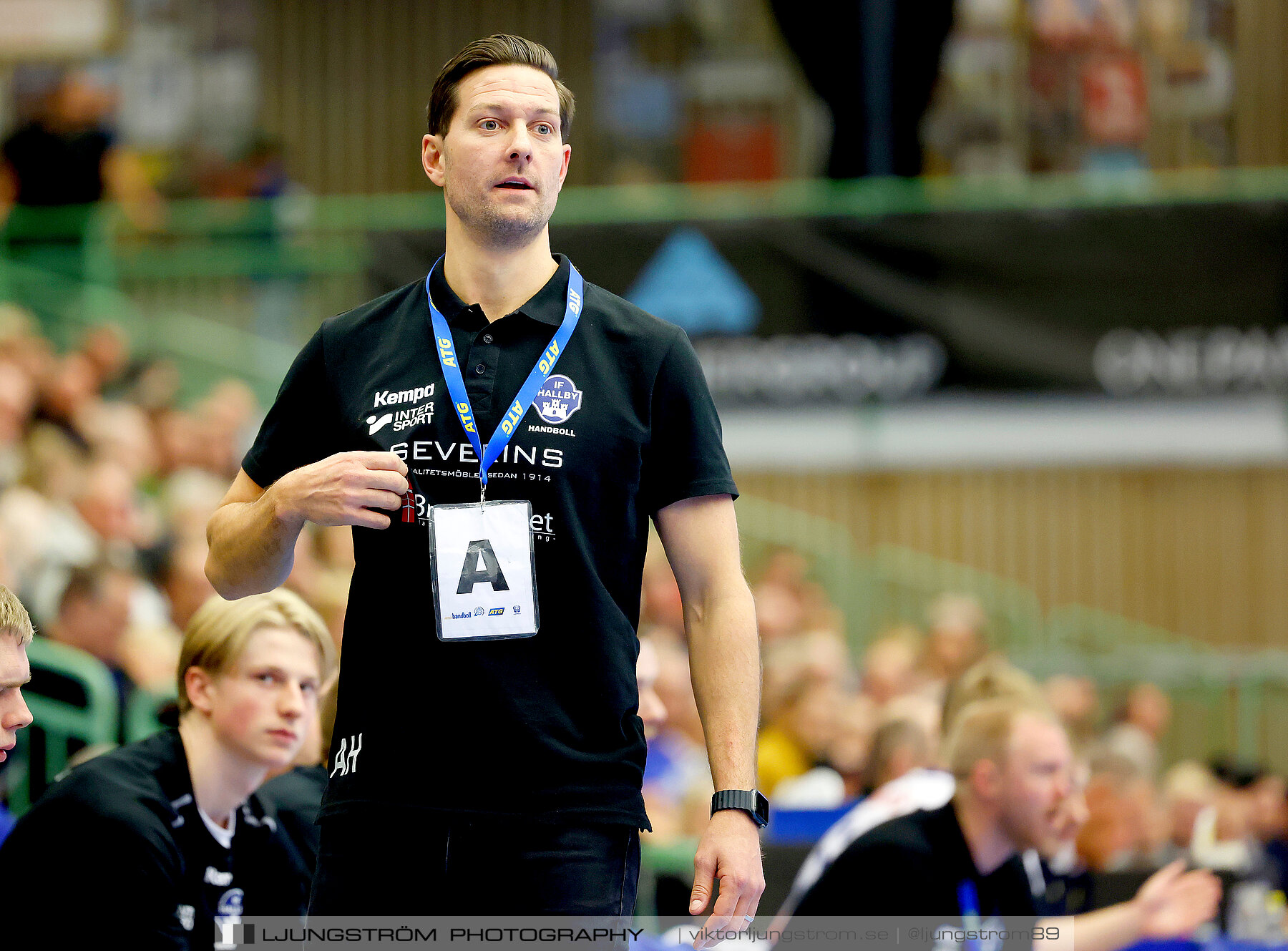 IFK Skövde HK-IF Hallby HK 34-28,herr,Arena Skövde,Skövde,Sverige,Handboll,,2023,321647