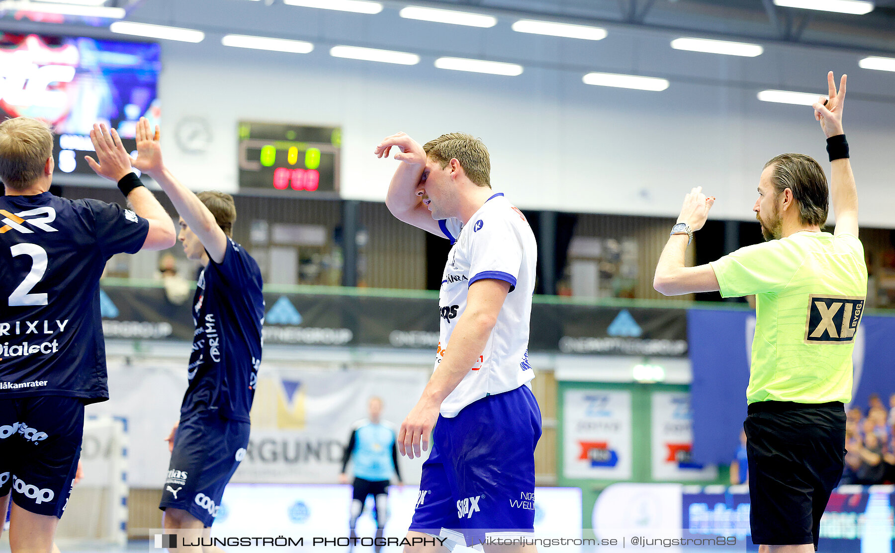 IFK Skövde HK-IF Hallby HK 34-28,herr,Arena Skövde,Skövde,Sverige,Handboll,,2023,321655