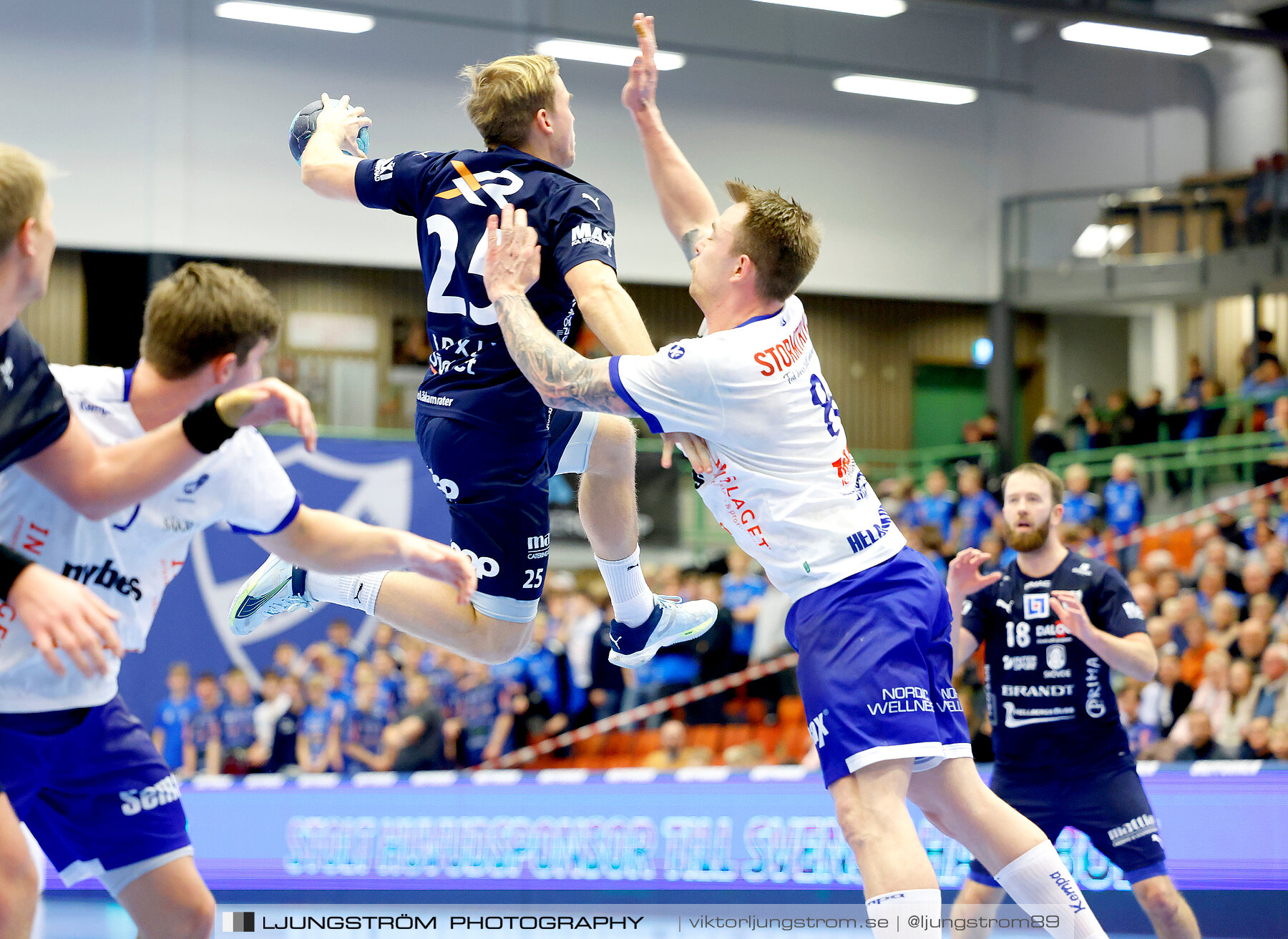 IFK Skövde HK-IF Hallby HK 34-28,herr,Arena Skövde,Skövde,Sverige,Handboll,,2023,321663