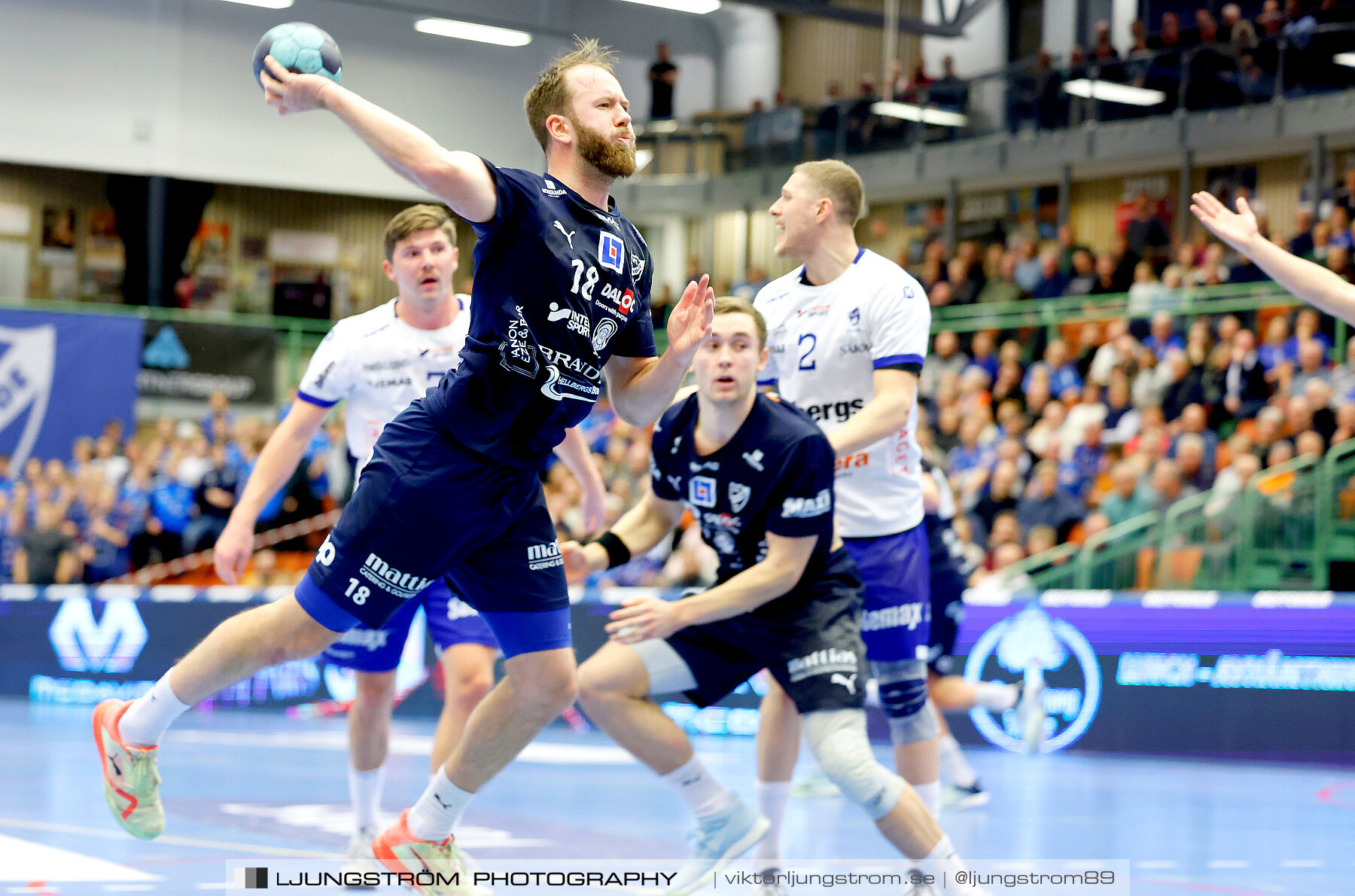 IFK Skövde HK-IF Hallby HK 34-28,herr,Arena Skövde,Skövde,Sverige,Handboll,,2023,321674