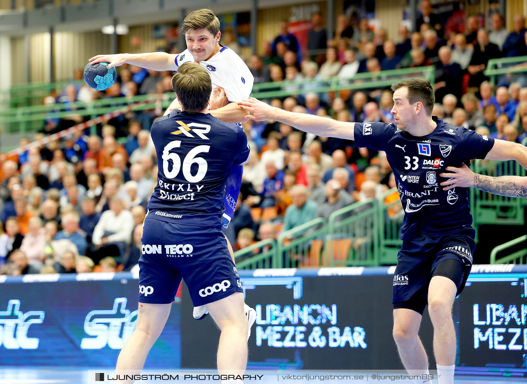 IFK Skövde HK-IF Hallby HK 34-28,herr,Arena Skövde,Skövde,Sverige,Handboll,,2023,321733