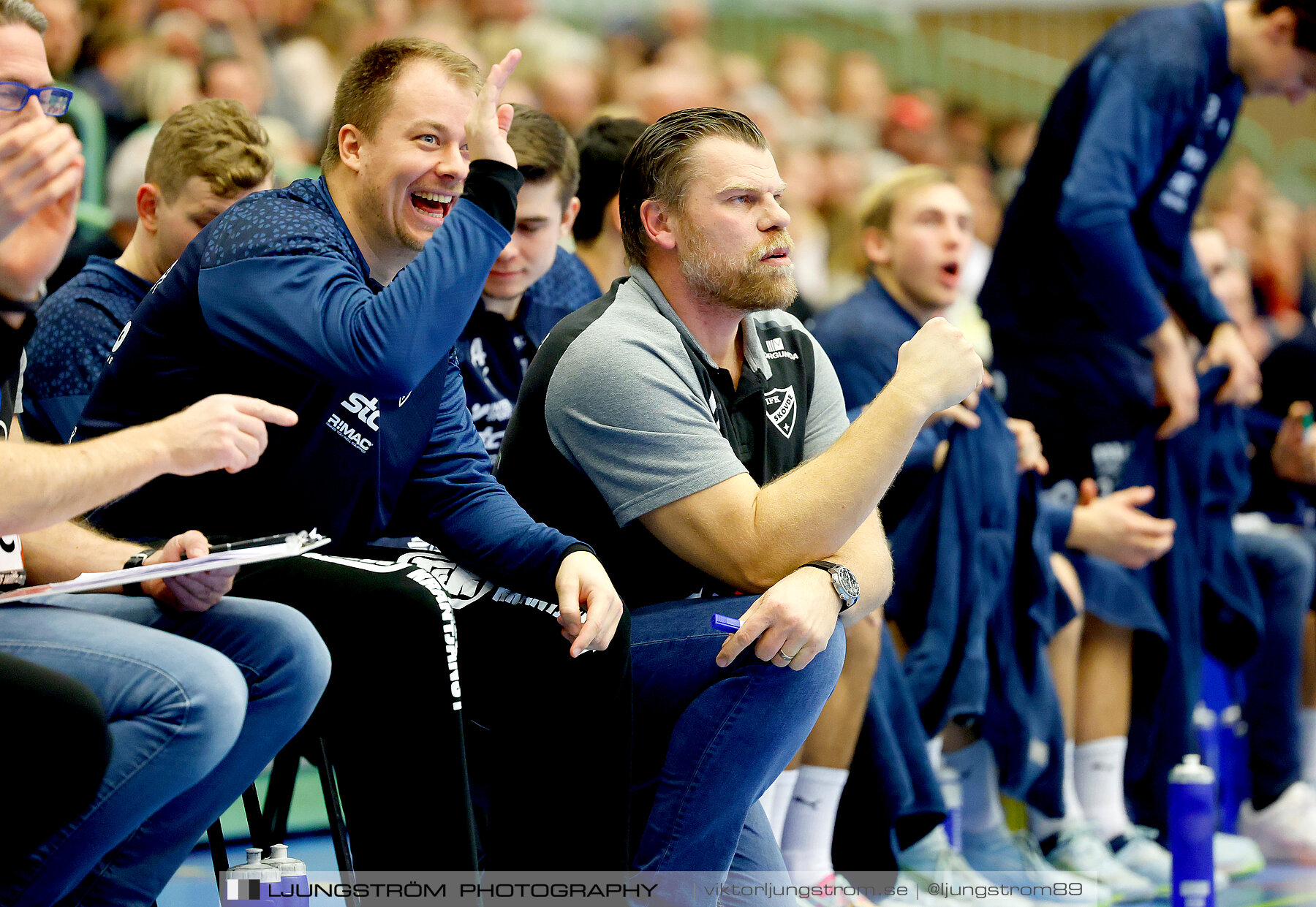 IFK Skövde HK-IF Hallby HK 34-28,herr,Arena Skövde,Skövde,Sverige,Handboll,,2023,321752