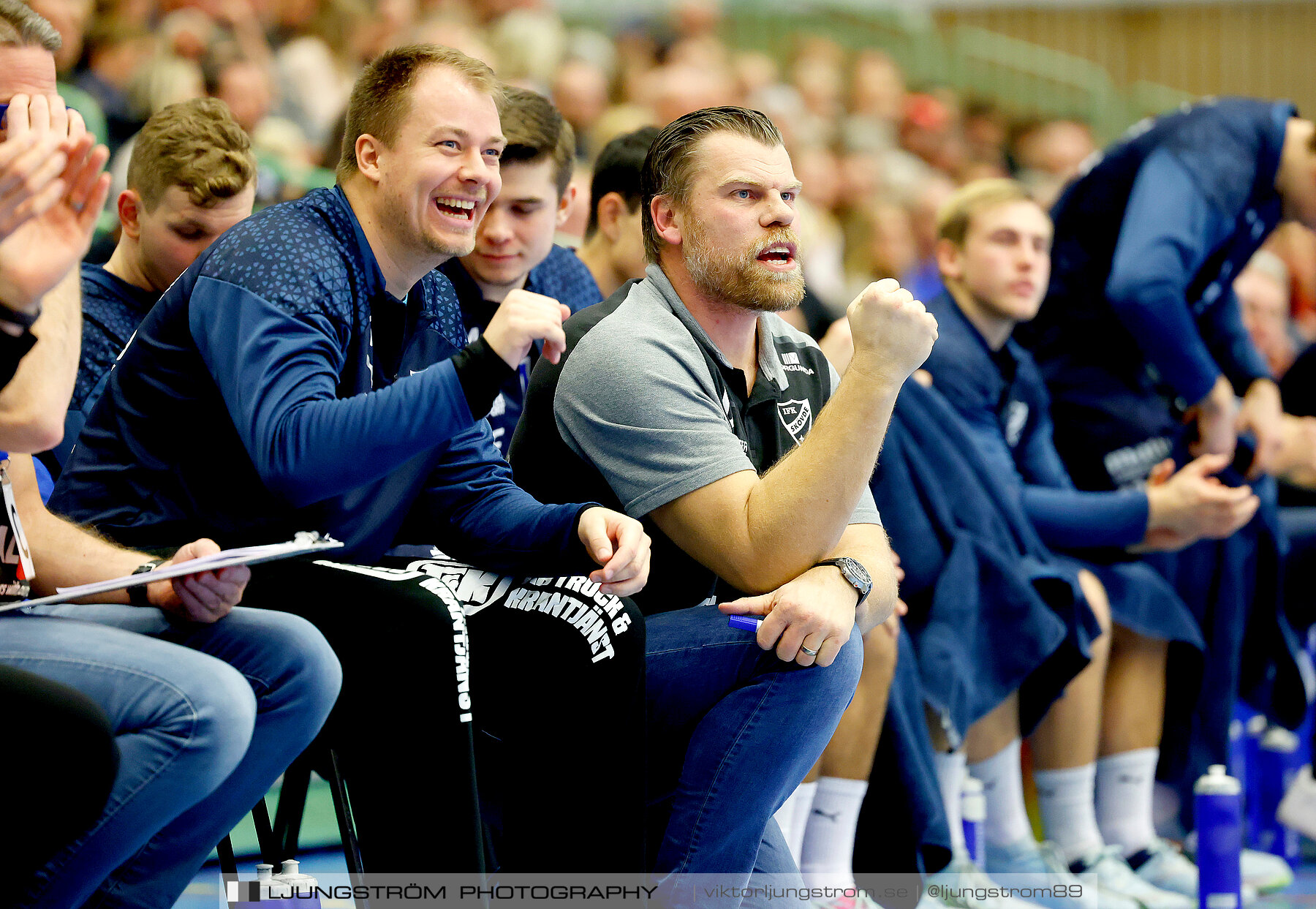 IFK Skövde HK-IF Hallby HK 34-28,herr,Arena Skövde,Skövde,Sverige,Handboll,,2023,321753