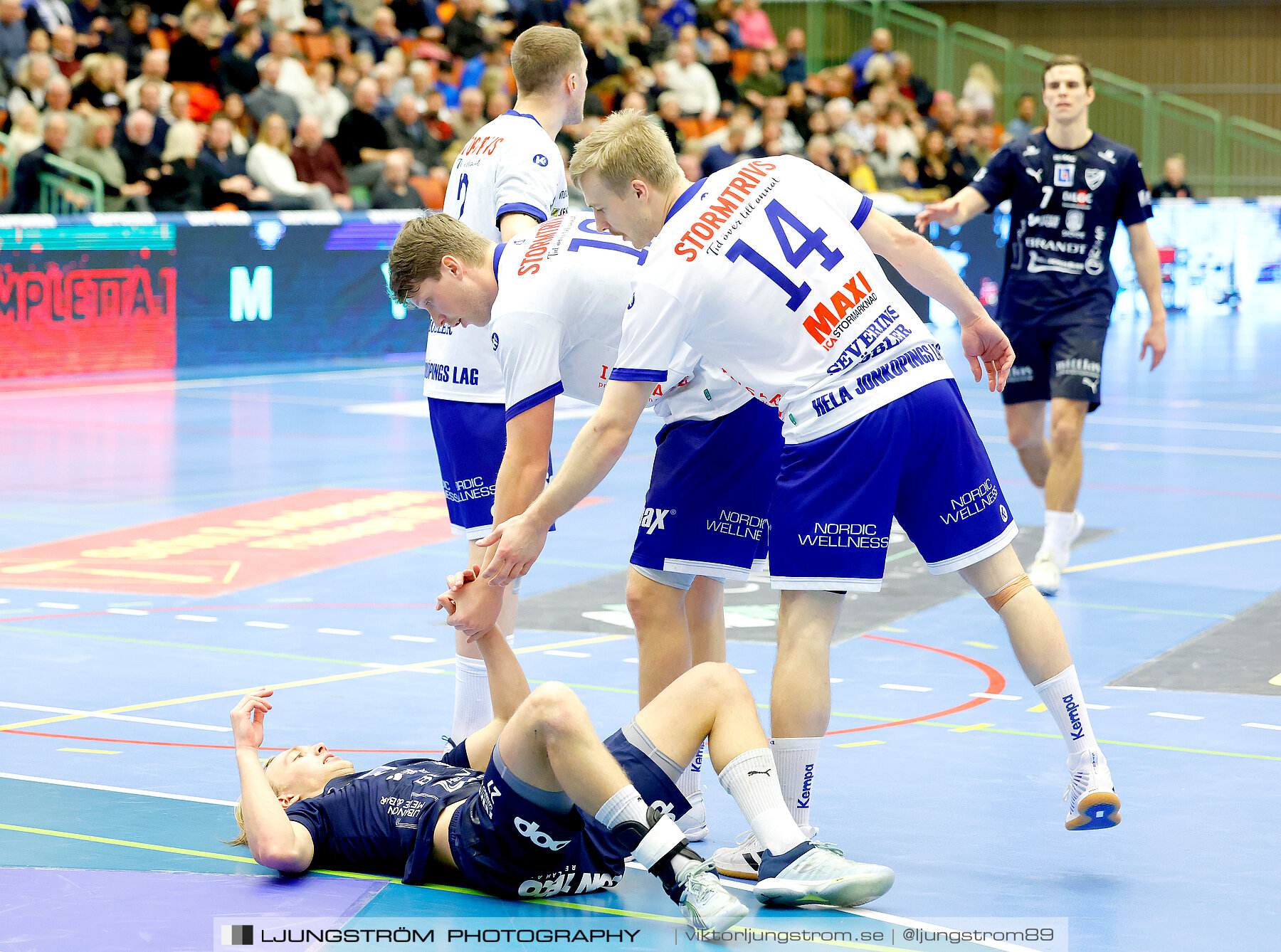 IFK Skövde HK-IF Hallby HK 34-28,herr,Arena Skövde,Skövde,Sverige,Handboll,,2023,321819