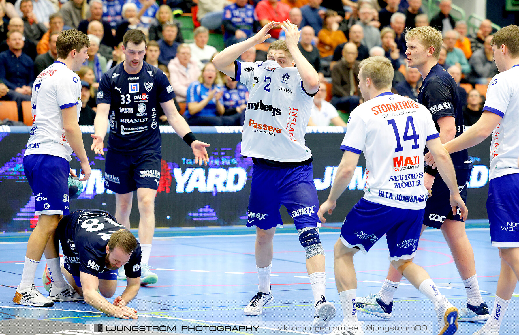IFK Skövde HK-IF Hallby HK 34-28,herr,Arena Skövde,Skövde,Sverige,Handboll,,2023,321832