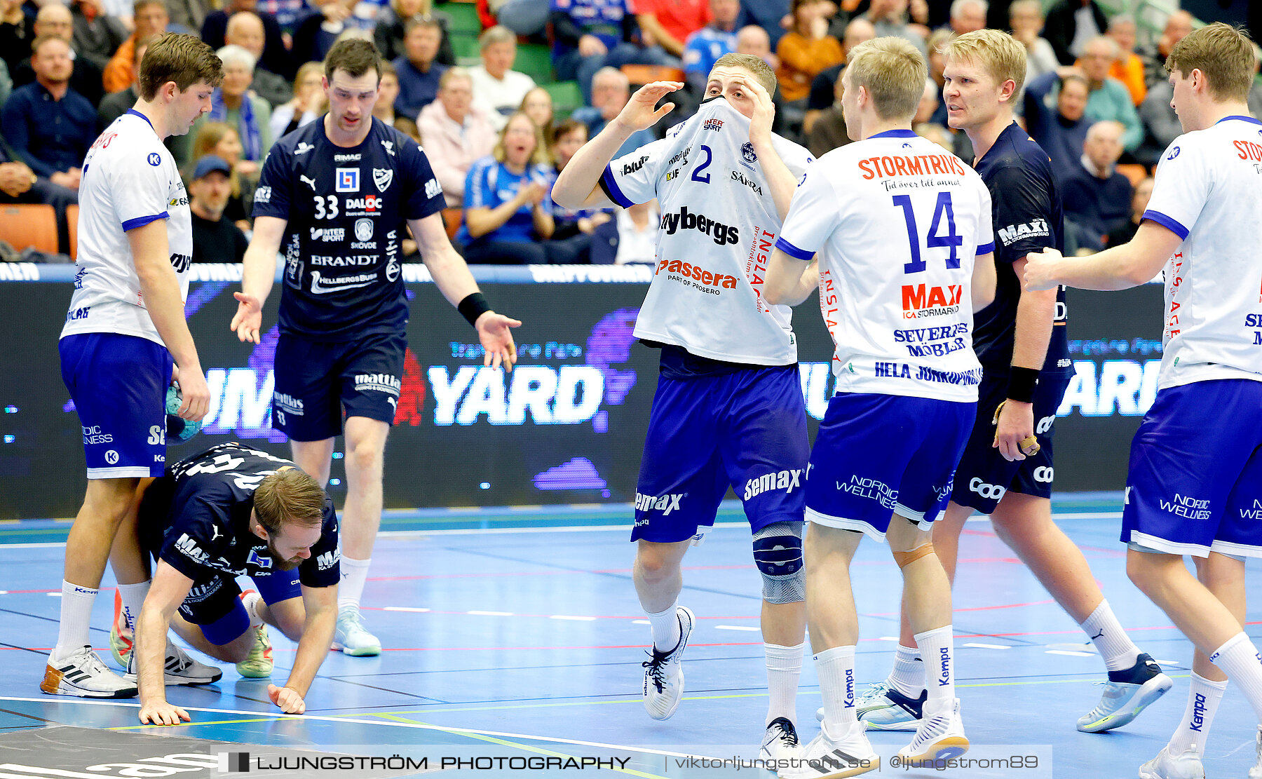 IFK Skövde HK-IF Hallby HK 34-28,herr,Arena Skövde,Skövde,Sverige,Handboll,,2023,321833