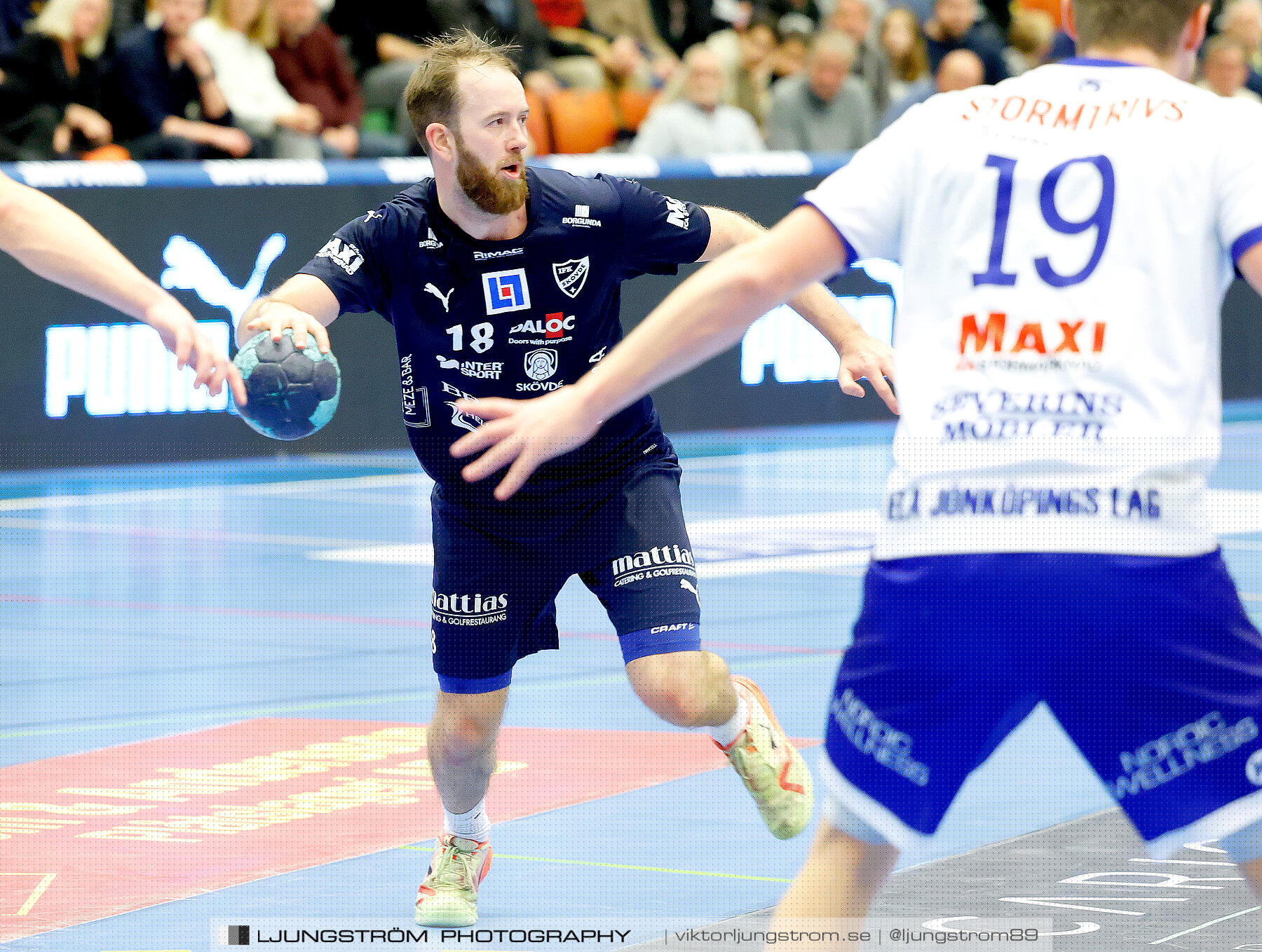 IFK Skövde HK-IF Hallby HK 34-28,herr,Arena Skövde,Skövde,Sverige,Handboll,,2023,321856