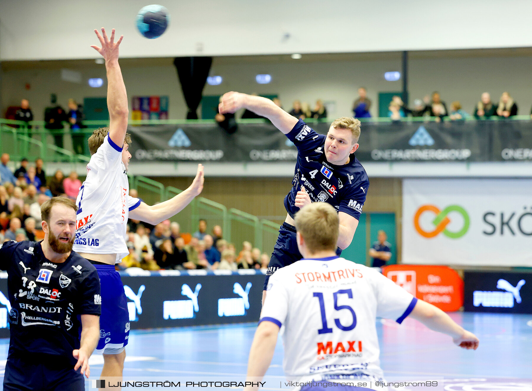 IFK Skövde HK-IF Hallby HK 34-28,herr,Arena Skövde,Skövde,Sverige,Handboll,,2023,321857