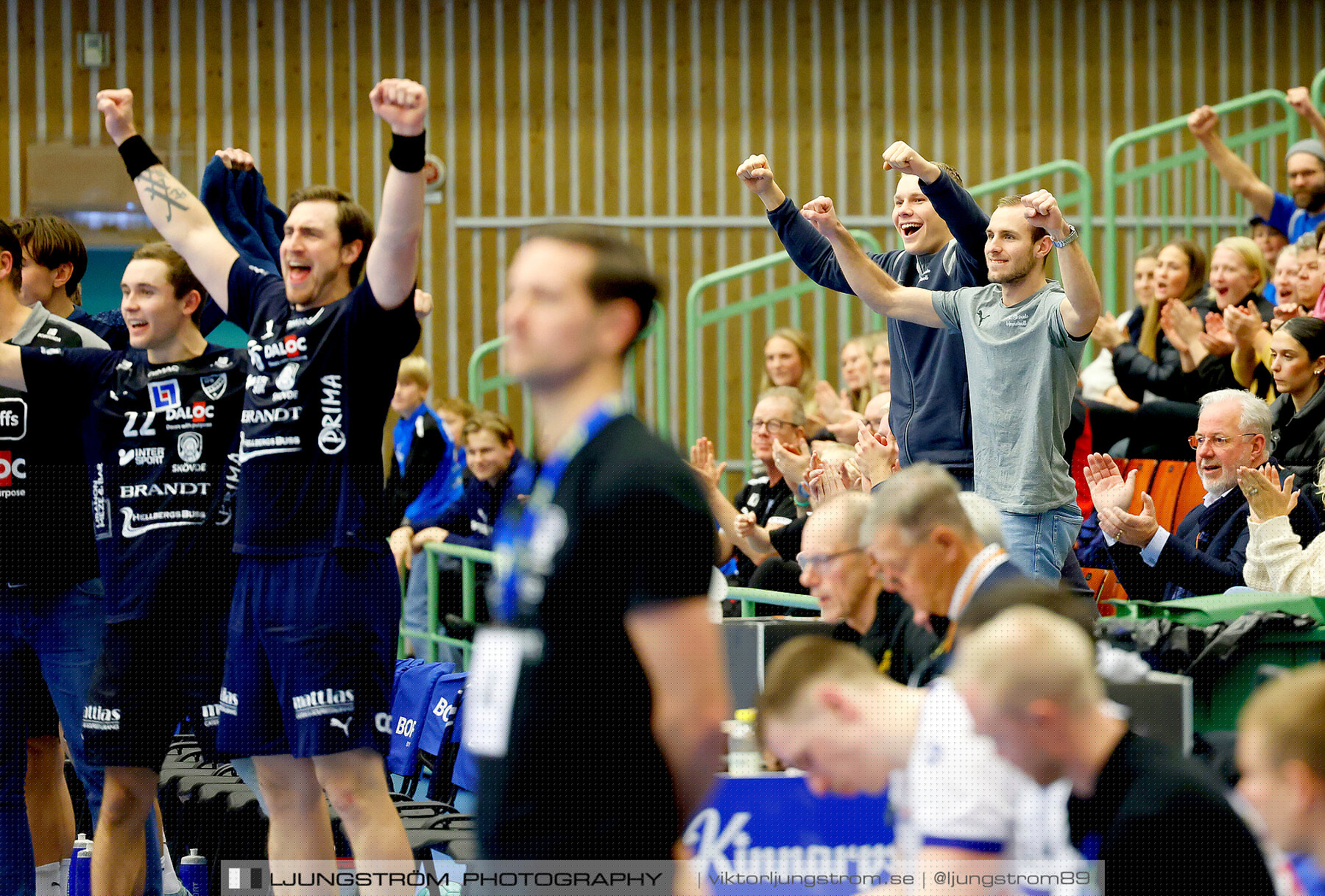 IFK Skövde HK-IF Hallby HK 34-28,herr,Arena Skövde,Skövde,Sverige,Handboll,,2023,321860