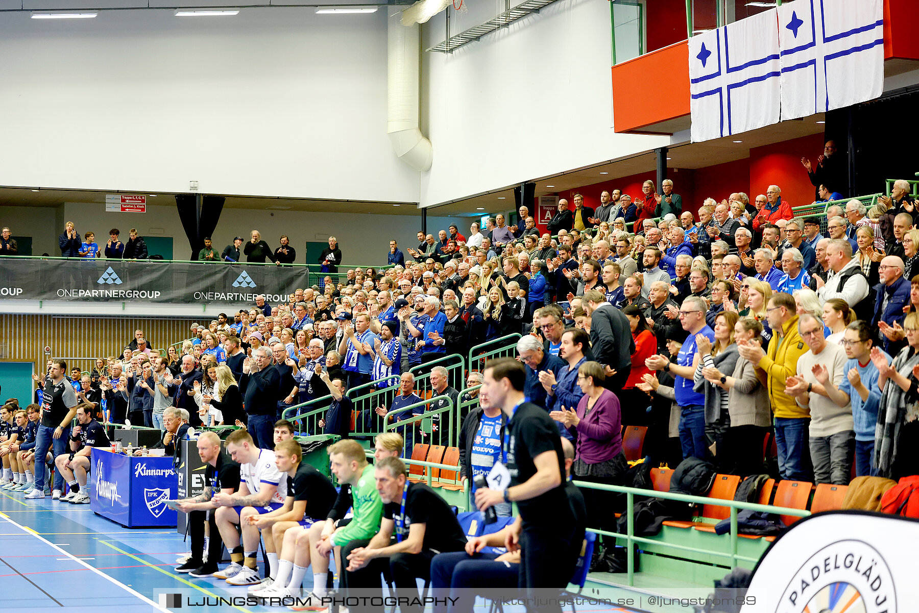 IFK Skövde HK-IF Hallby HK 34-28,herr,Arena Skövde,Skövde,Sverige,Handboll,,2023,321870