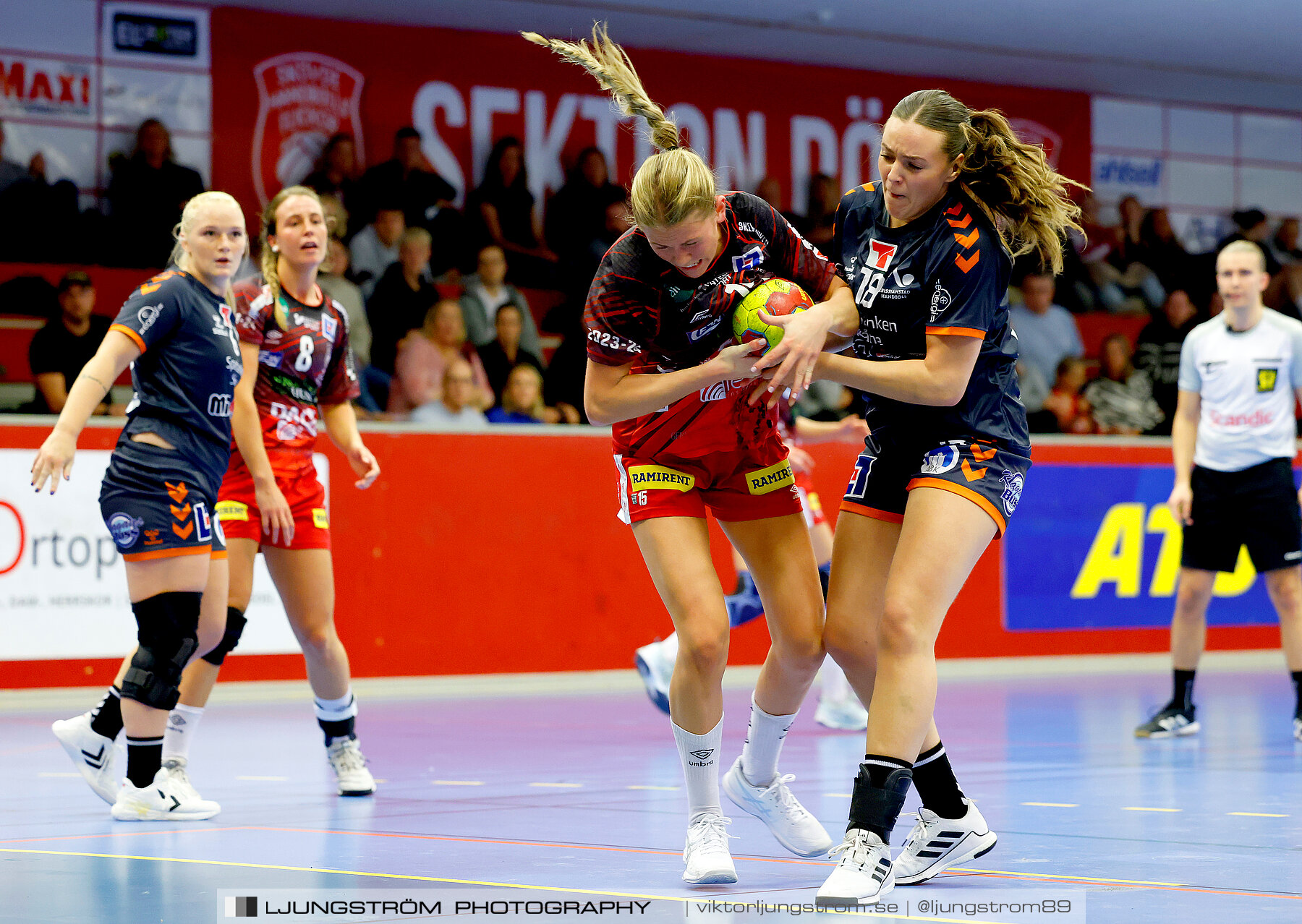 Skövde HF-Kristianstad HK 35-30,dam,Skövde Idrottshall,Skövde,Sverige,Handboll,,2023,322002