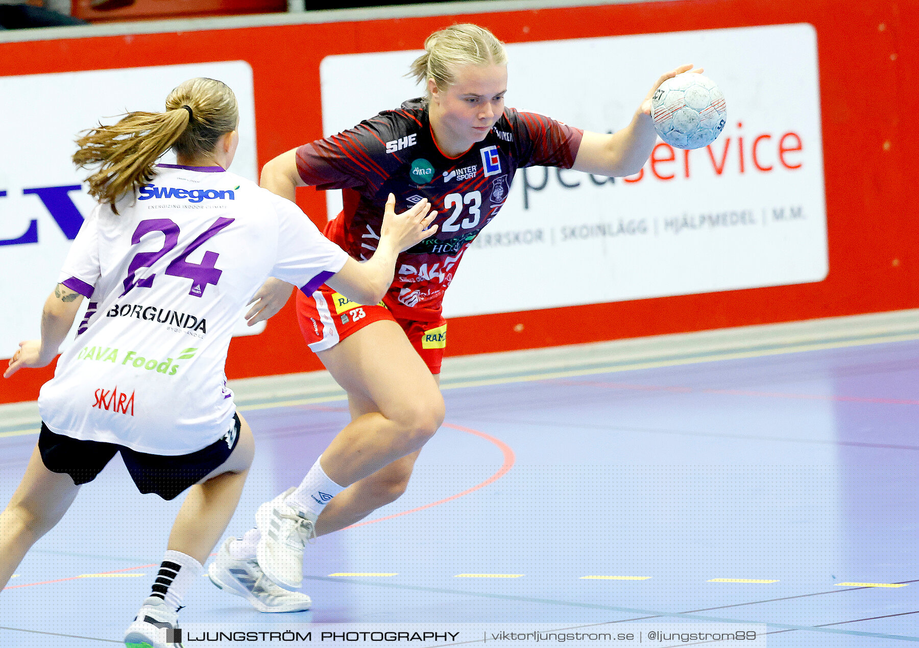 Annliz Cup Superelit Skövde HF-Skara HF 27-22,dam,Skövde Idrottshall,Skövde,Sverige,Handboll,,2023,323019
