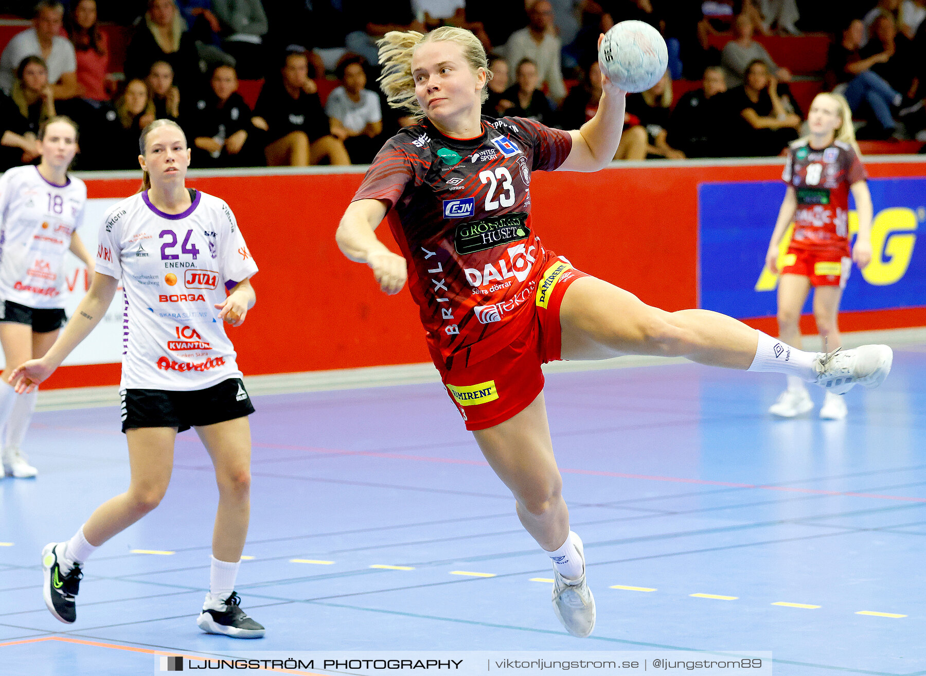 Annliz Cup Superelit Skövde HF-Skara HF 27-22,dam,Skövde Idrottshall,Skövde,Sverige,Handboll,,2023,323020