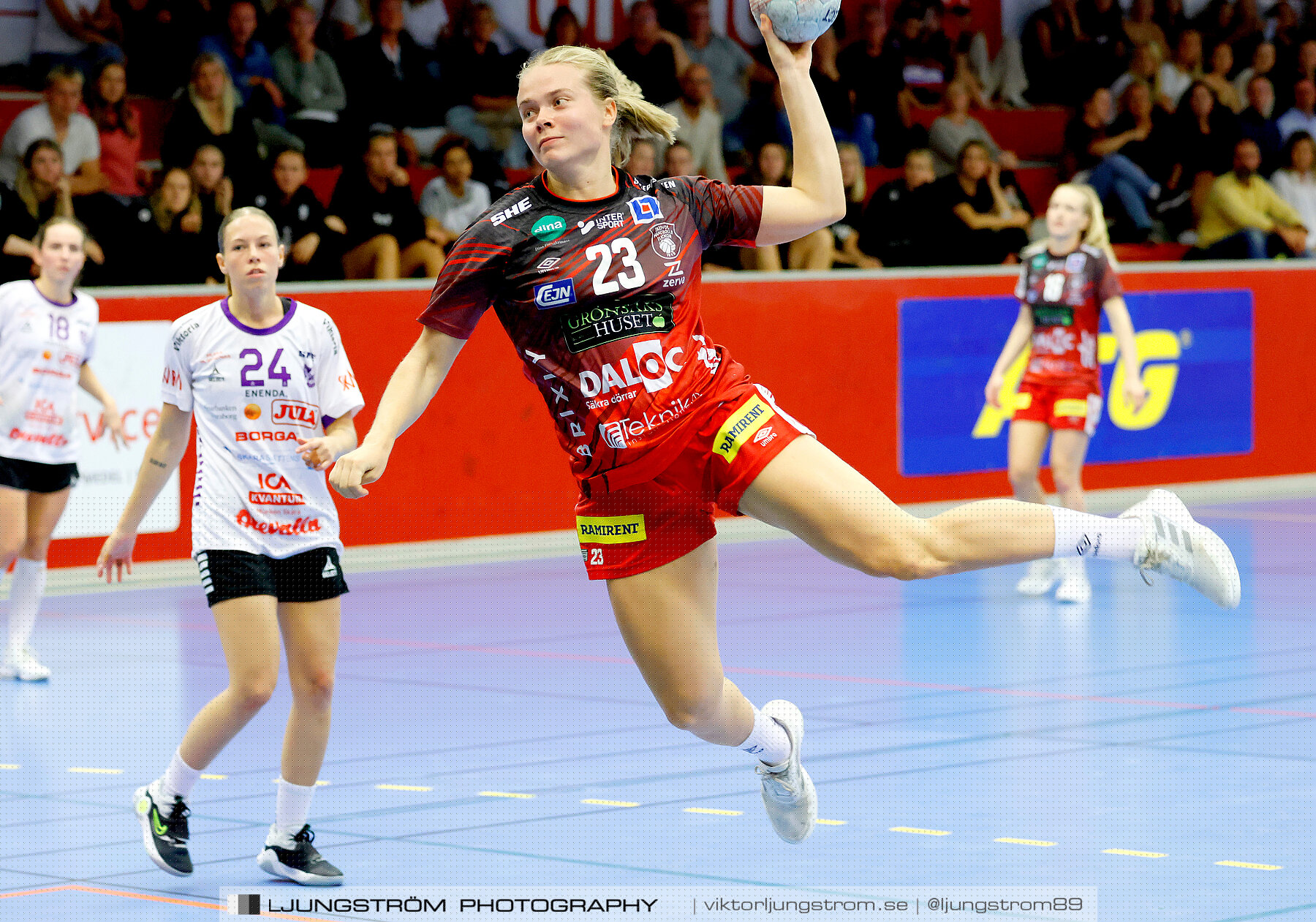 Annliz Cup Superelit Skövde HF-Skara HF 27-22,dam,Skövde Idrottshall,Skövde,Sverige,Handboll,,2023,323021