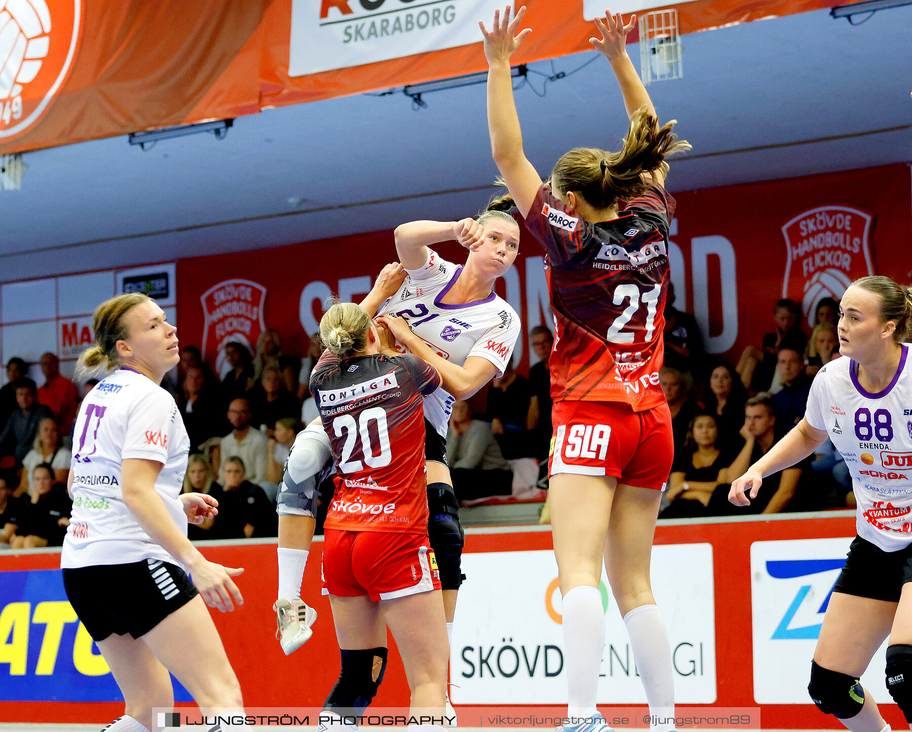 Annliz Cup Superelit Skövde HF-Skara HF 27-22,dam,Skövde Idrottshall,Skövde,Sverige,Handboll,,2023,323051