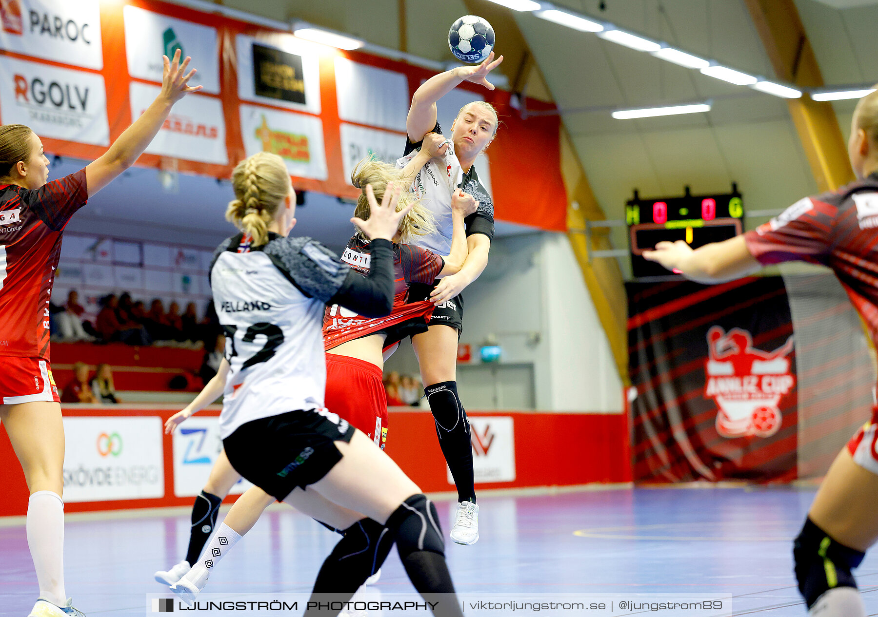 Annliz Cup Superelit Fredrikstad BK-Skövde HF 23-23,dam,Skövde Idrottshall,Skövde,Sverige,Handboll,,2023,323191