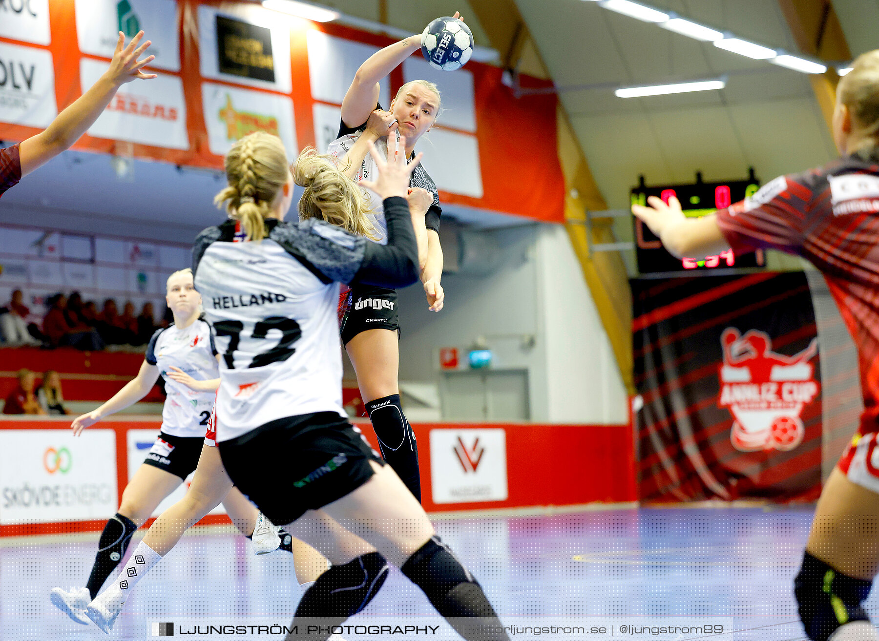 Annliz Cup Superelit Fredrikstad BK-Skövde HF 23-23,dam,Skövde Idrottshall,Skövde,Sverige,Handboll,,2023,323192