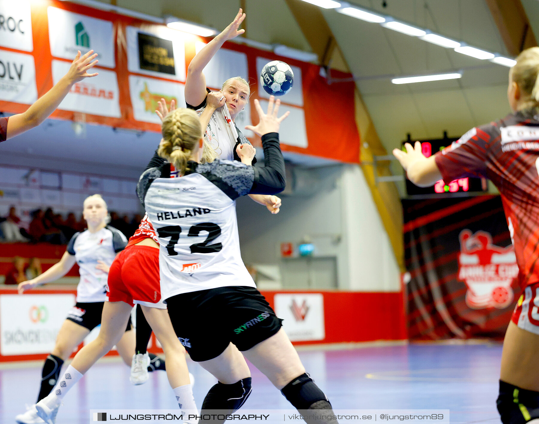 Annliz Cup Superelit Fredrikstad BK-Skövde HF 23-23,dam,Skövde Idrottshall,Skövde,Sverige,Handboll,,2023,323193