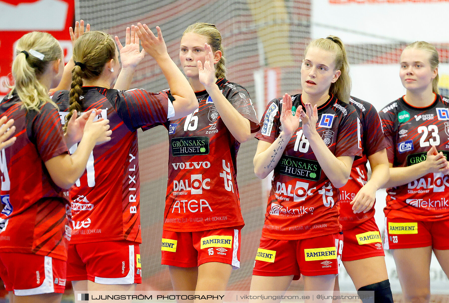 Annliz Cup Superelit Hellerup IK-Skövde HF 17-30,dam,Skövde Idrottshall,Skövde,Sverige,Handboll,,2023,323504