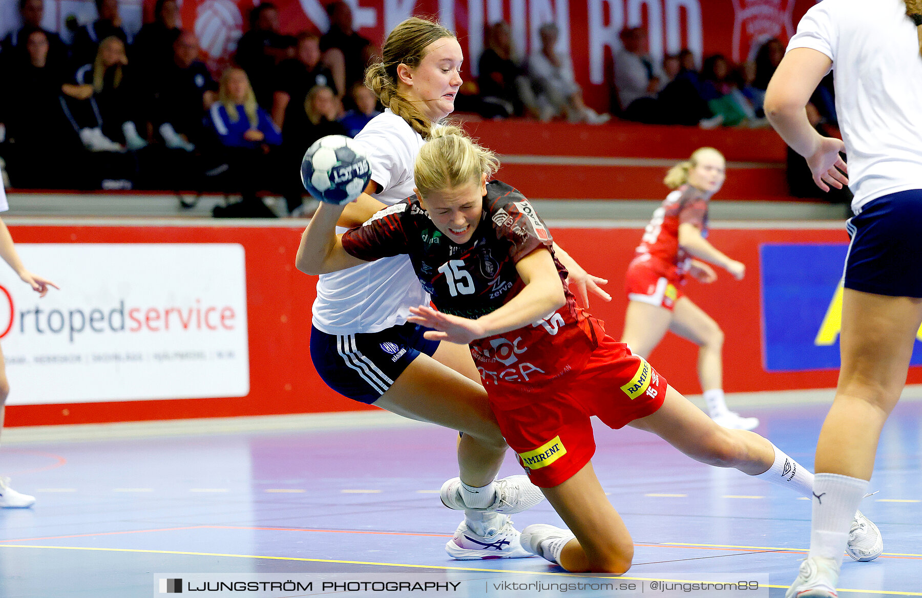 Annliz Cup Superelit Hellerup IK-Skövde HF 17-30,dam,Skövde Idrottshall,Skövde,Sverige,Handboll,,2023,323520