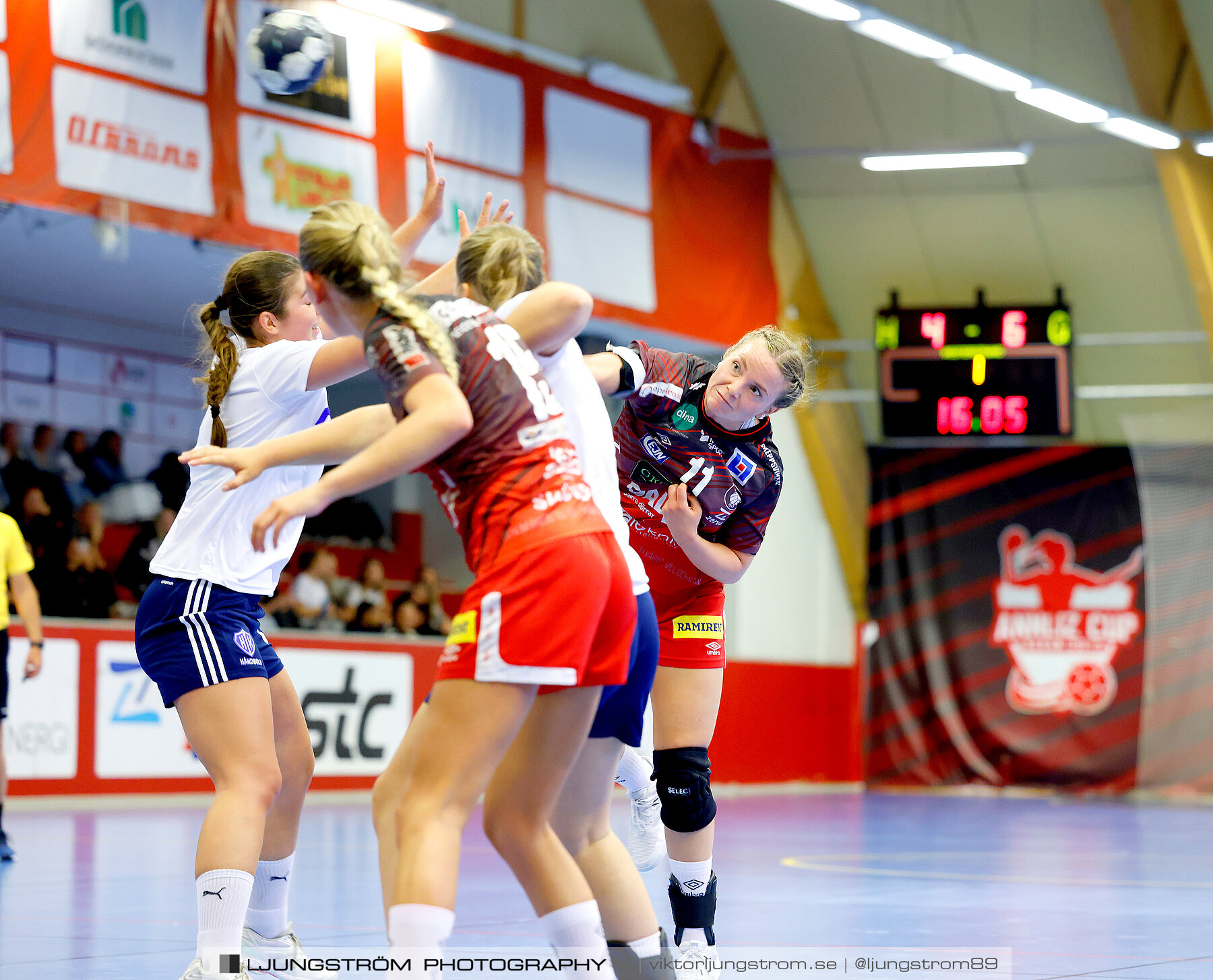 Annliz Cup Superelit Hellerup IK-Skövde HF 17-30,dam,Skövde Idrottshall,Skövde,Sverige,Handboll,,2023,323989