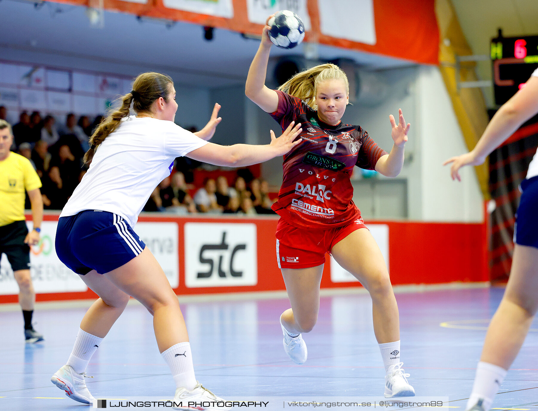 Annliz Cup Superelit Hellerup IK-Skövde HF 17-30,dam,Skövde Idrottshall,Skövde,Sverige,Handboll,,2023,324003