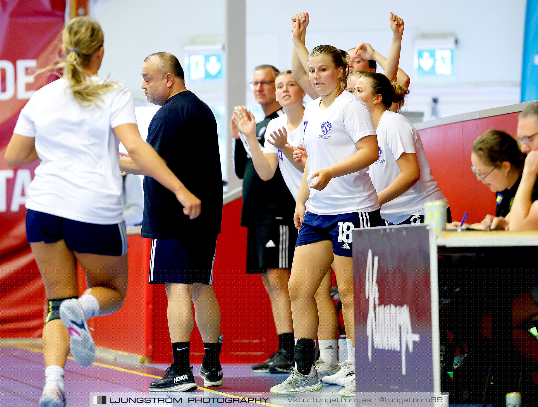 Annliz Cup Superelit Hellerup IK-Skövde HF 17-30,dam,Skövde Idrottshall,Skövde,Sverige,Handboll,,2023,324072