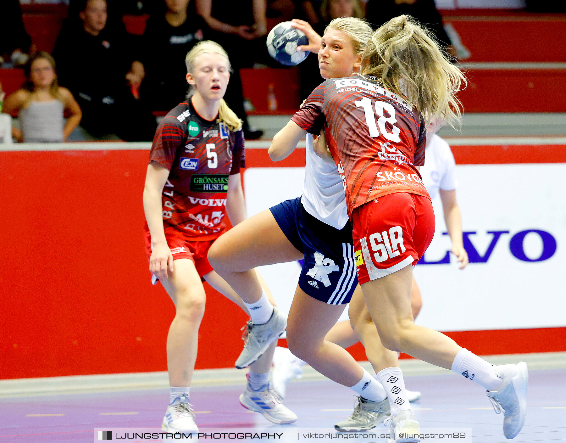 Annliz Cup Superelit Hellerup IK-Skövde HF 17-30,dam,Skövde Idrottshall,Skövde,Sverige,Handboll,,2023,324078