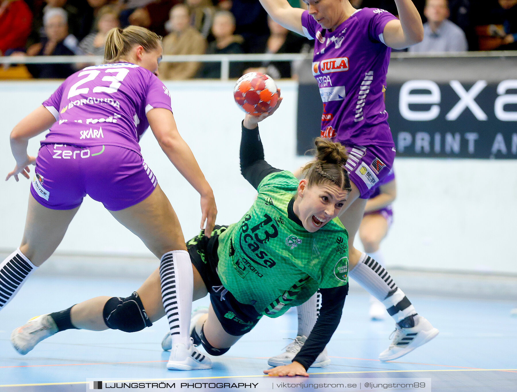 EHF European Cup Skara HF-Rocasa Gran Canaria 25-27,dam,Skara Idrottshall,Skara,Sverige,Handboll,,2021,324304