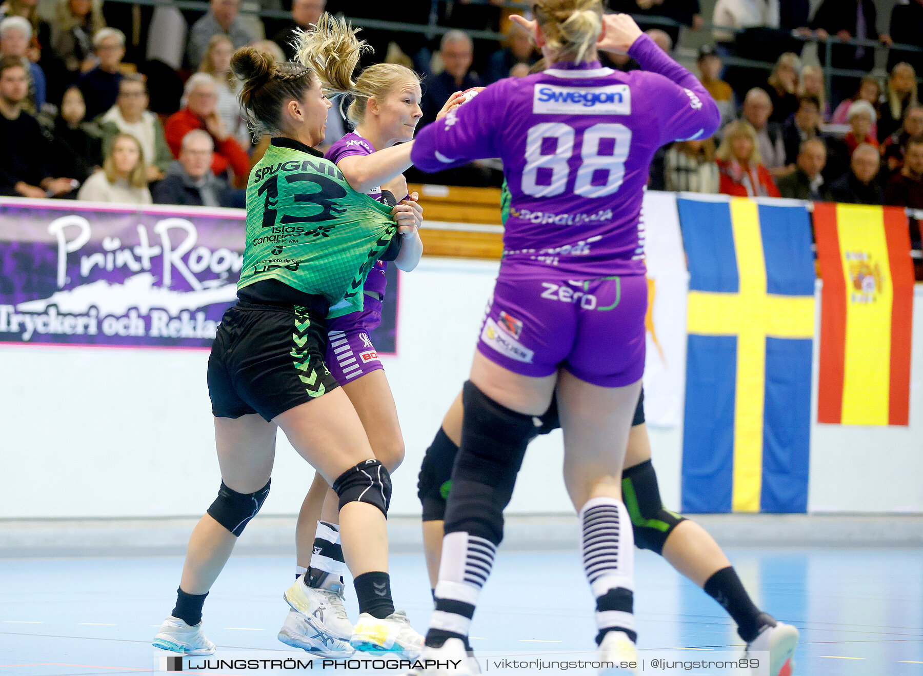 EHF European Cup Skara HF-Rocasa Gran Canaria 25-27,dam,Skara Idrottshall,Skara,Sverige,Handboll,,2021,324345