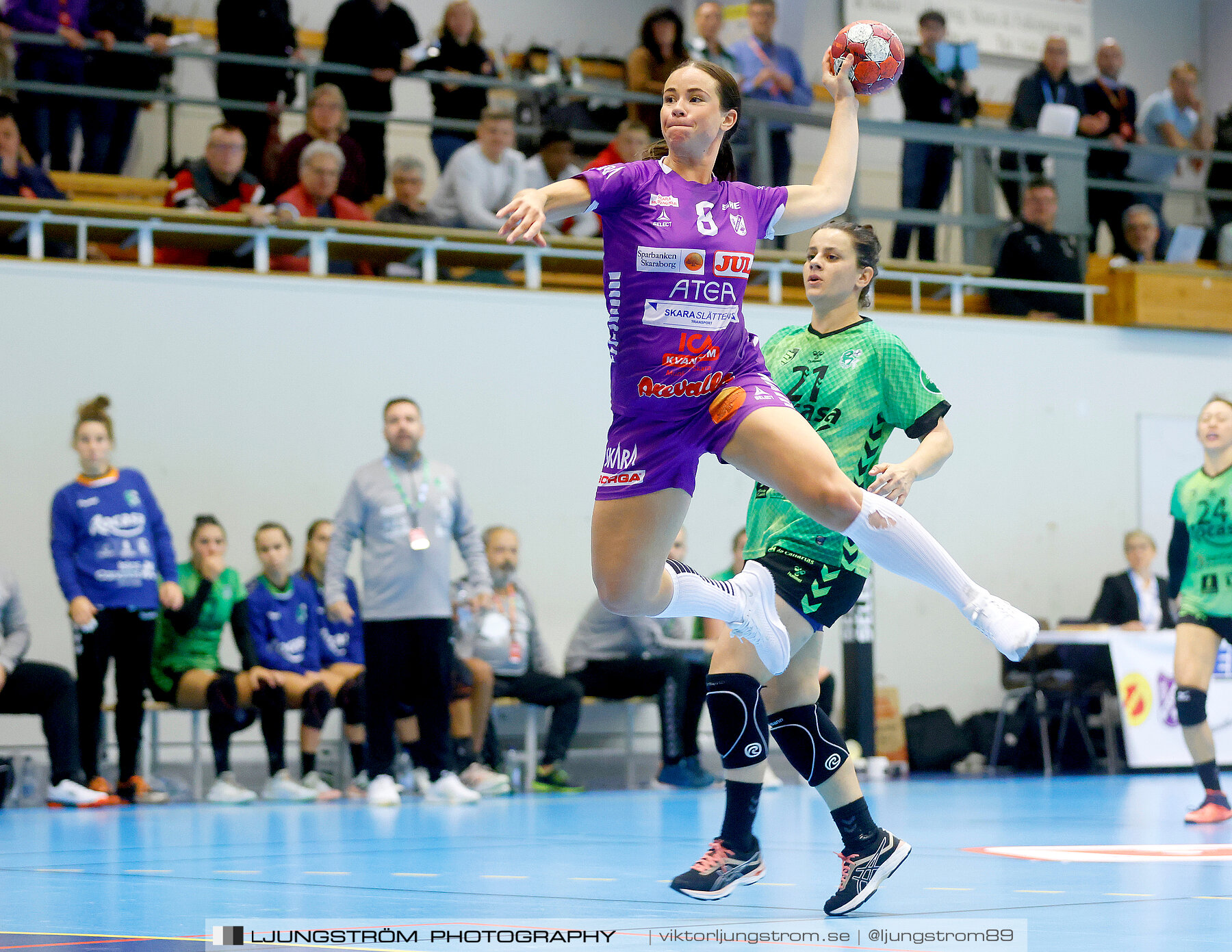 EHF European Cup Skara HF-Rocasa Gran Canaria 25-27,dam,Skara Idrottshall,Skara,Sverige,Handboll,,2021,324452