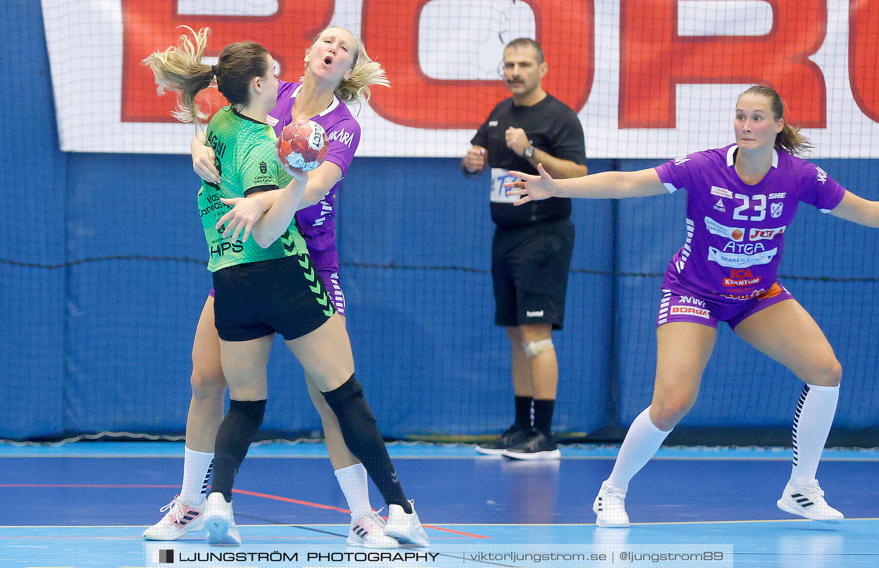 EHF European Cup Skara HF-Rocasa Gran Canaria 25-27,dam,Skara Idrottshall,Skara,Sverige,Handboll,,2021,324533