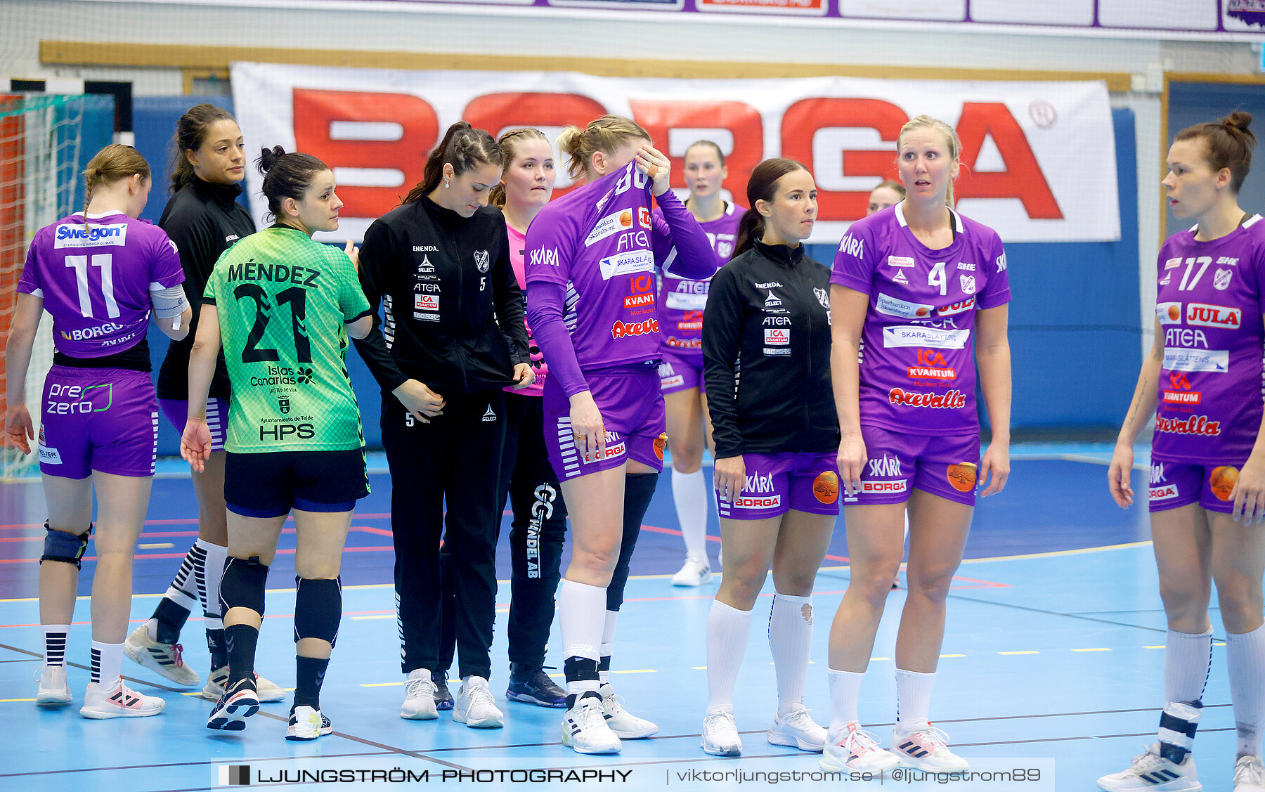 EHF European Cup Skara HF-Rocasa Gran Canaria 25-27,dam,Skara Idrottshall,Skara,Sverige,Handboll,,2021,324561