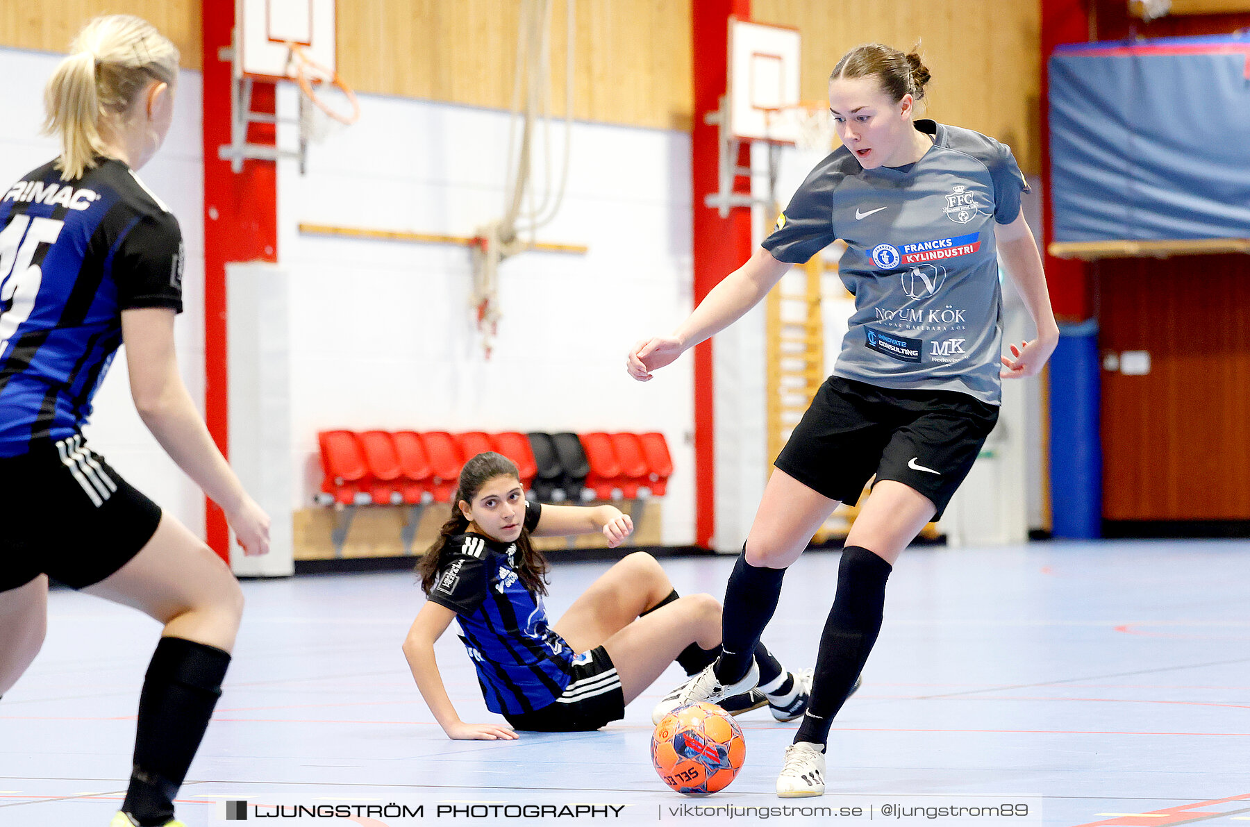 Dina-cupen 2024 FINAL Skövde KIK-Falköpings FC 1 0-1,dam,Idrottshallen,Töreboda,Sverige,Futsal,,2024,325531